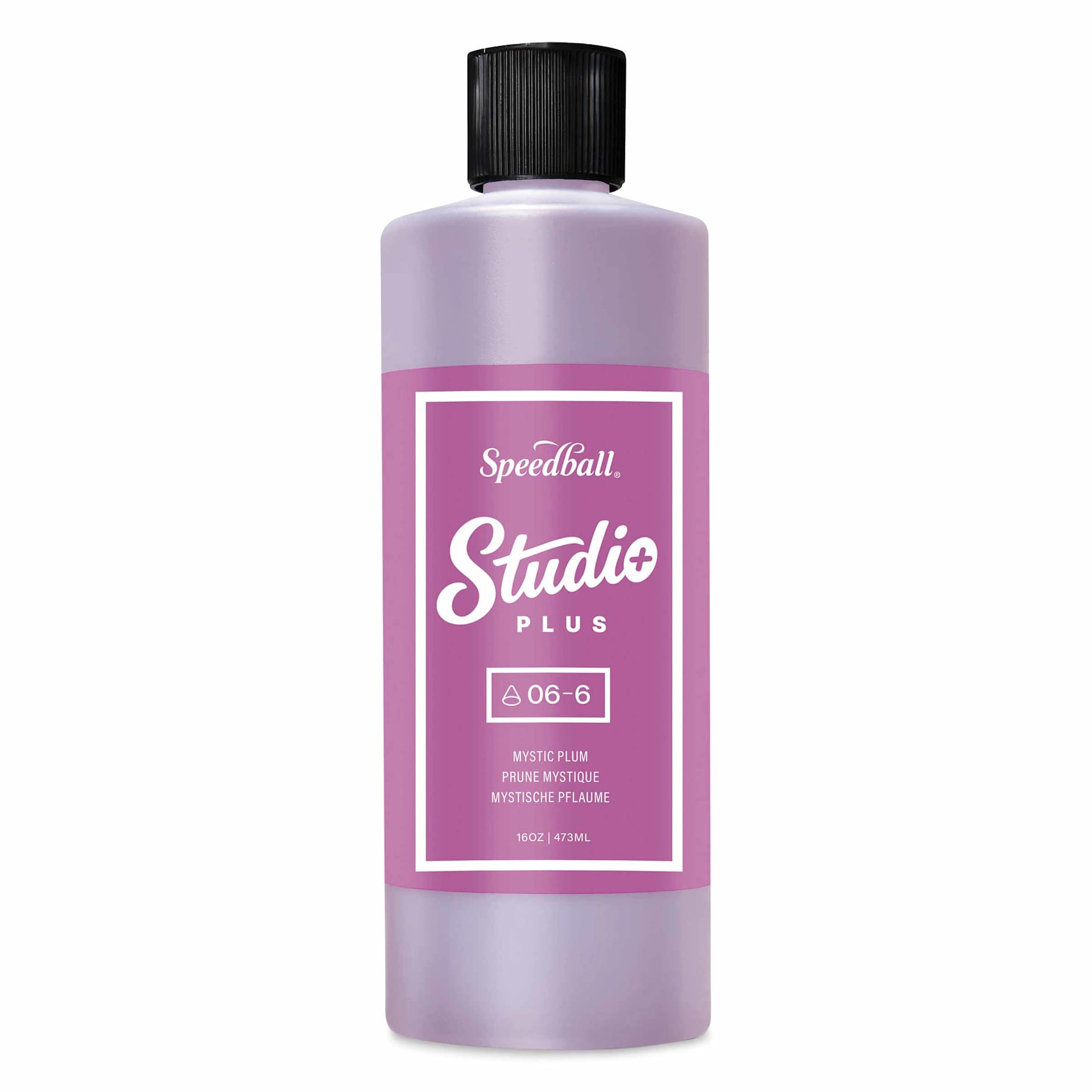 Speedball Studio Plus Glaze - Mystic Plum, 16 oz