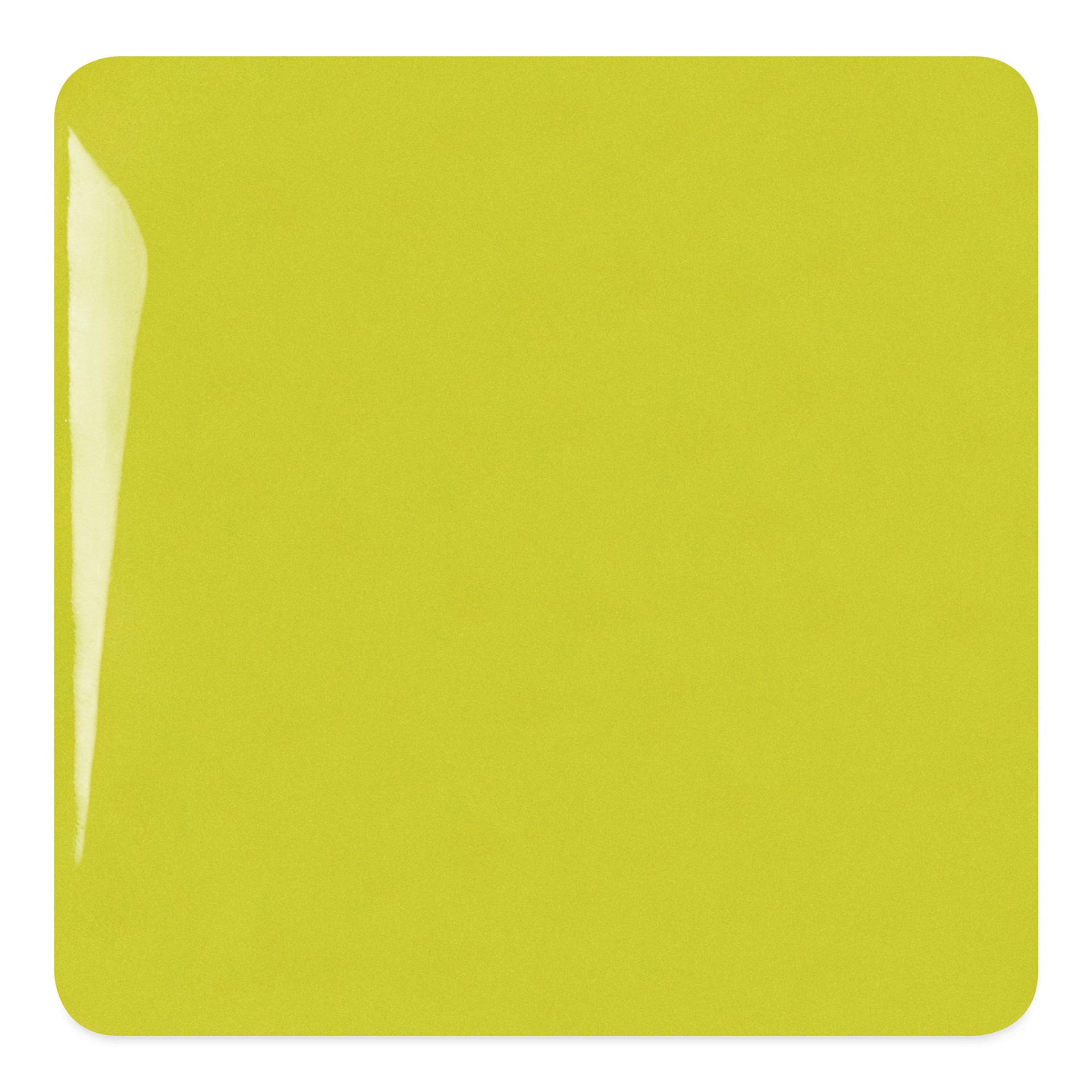 Speedball Studio Plus Glaze - Crisp Pear, 2 oz fired to cone 6 oxidation
