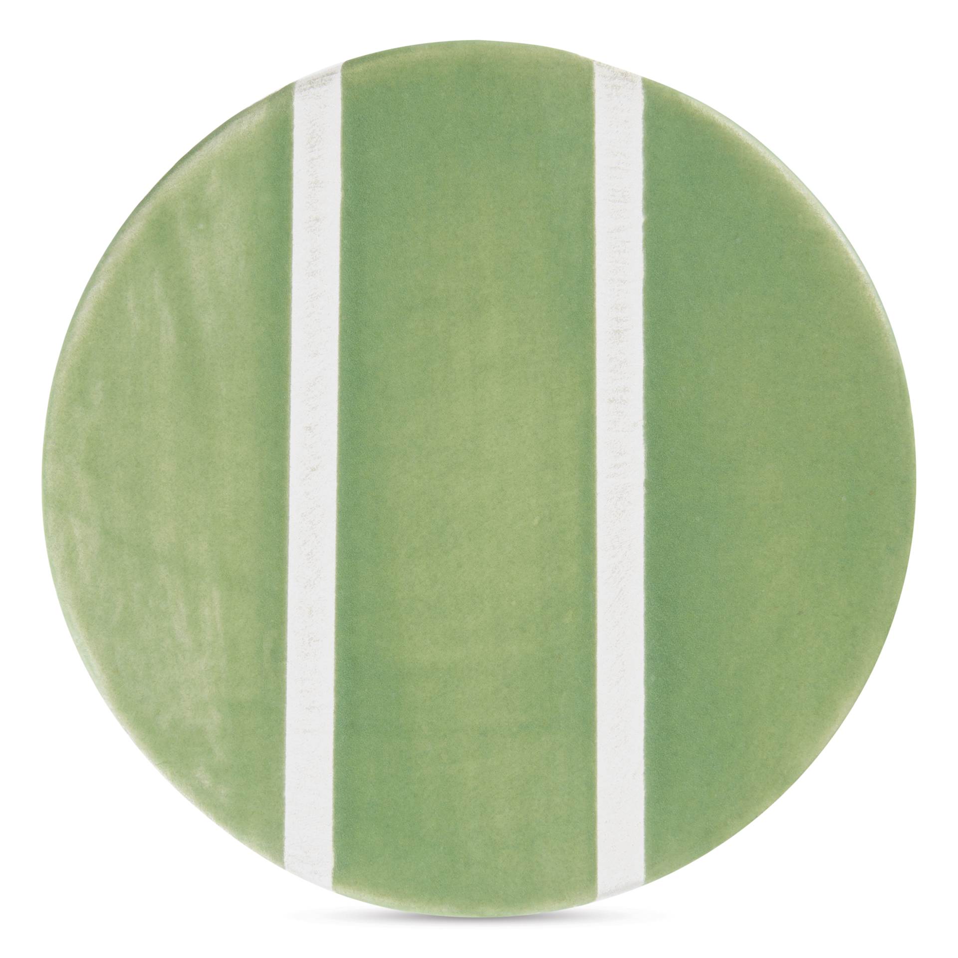Speedball Studio Plus Glaze - Soft Jade, 16 oz one, two, and three coat comparison