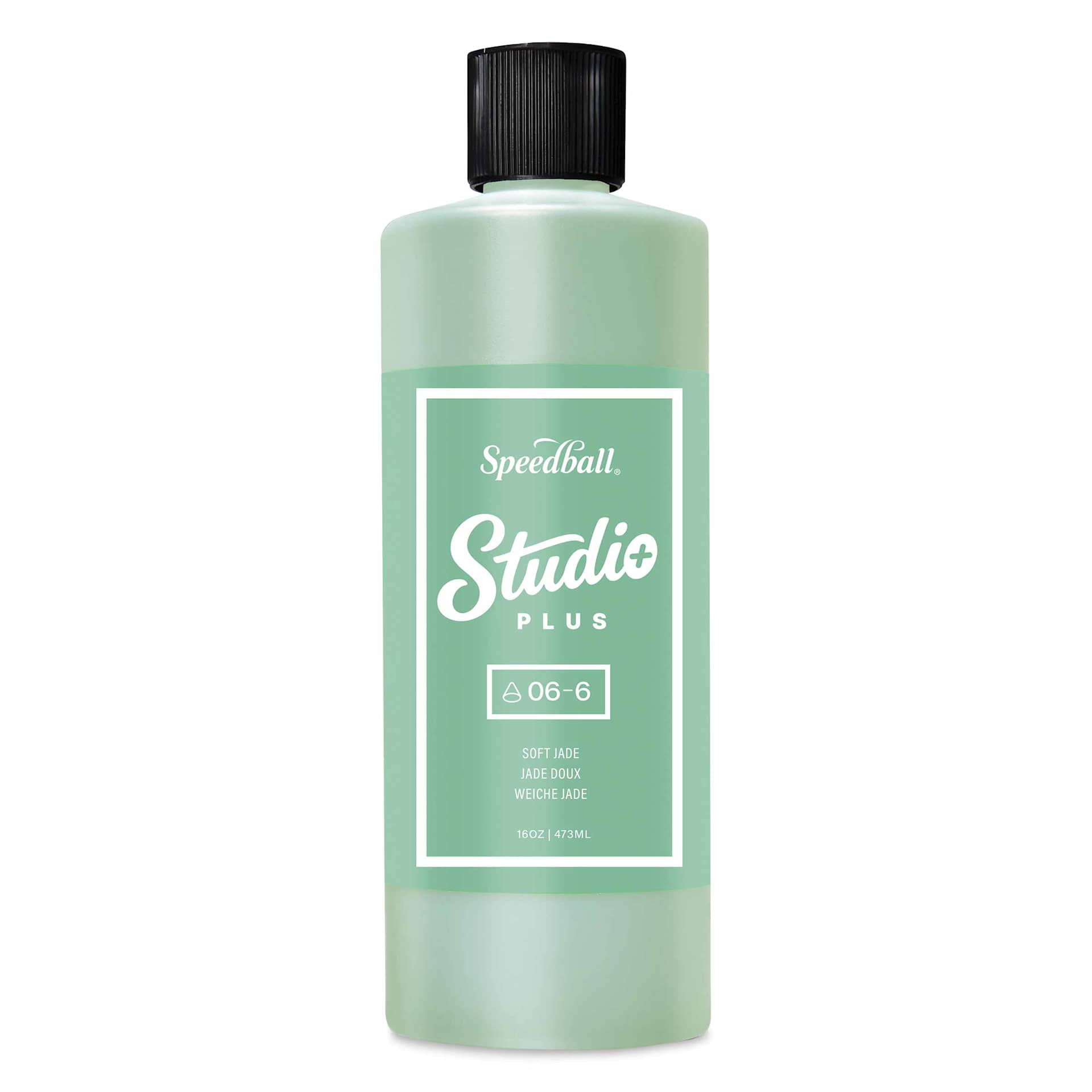 Speedball Studio Plus Glaze - Soft Jade, 16 oz