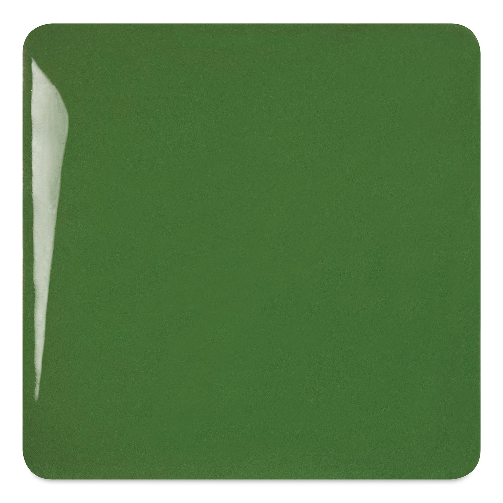 Speedball Studio Plus Glaze - Evergreen, 2 oz fired to cone 05 oxidation