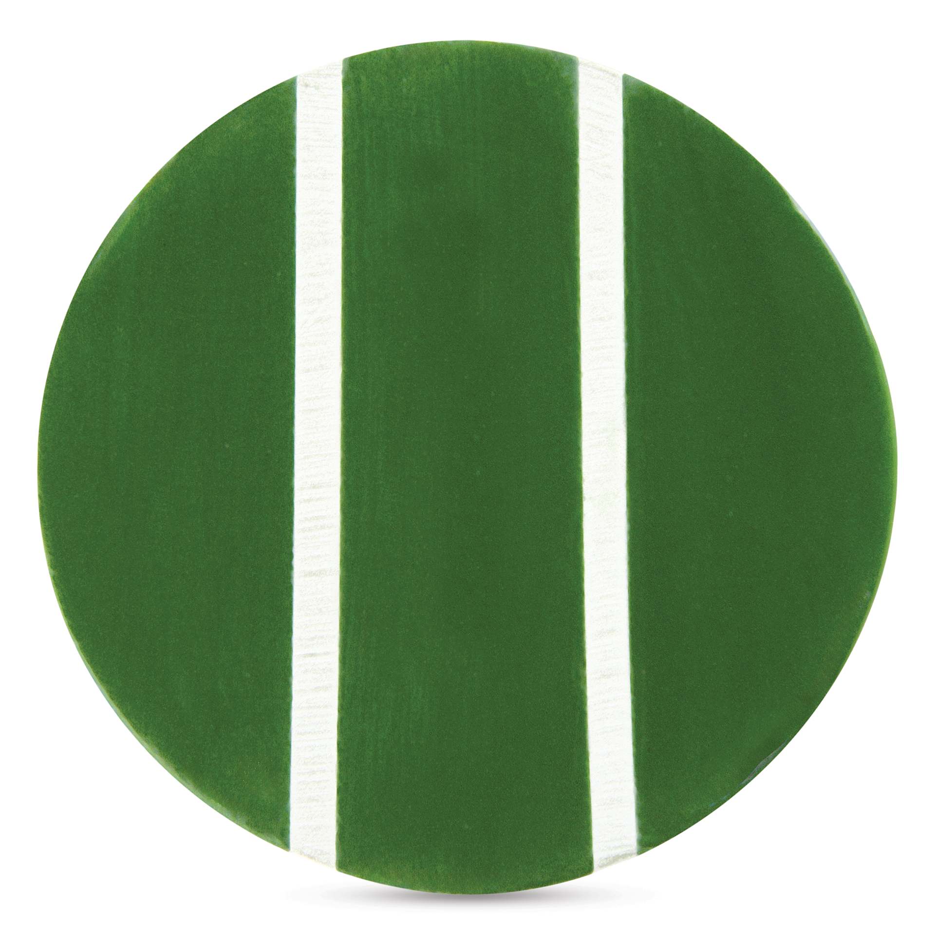 Speedball Studio Plus Glaze - Evergreen, 2 oz one, two, and three coat comparison