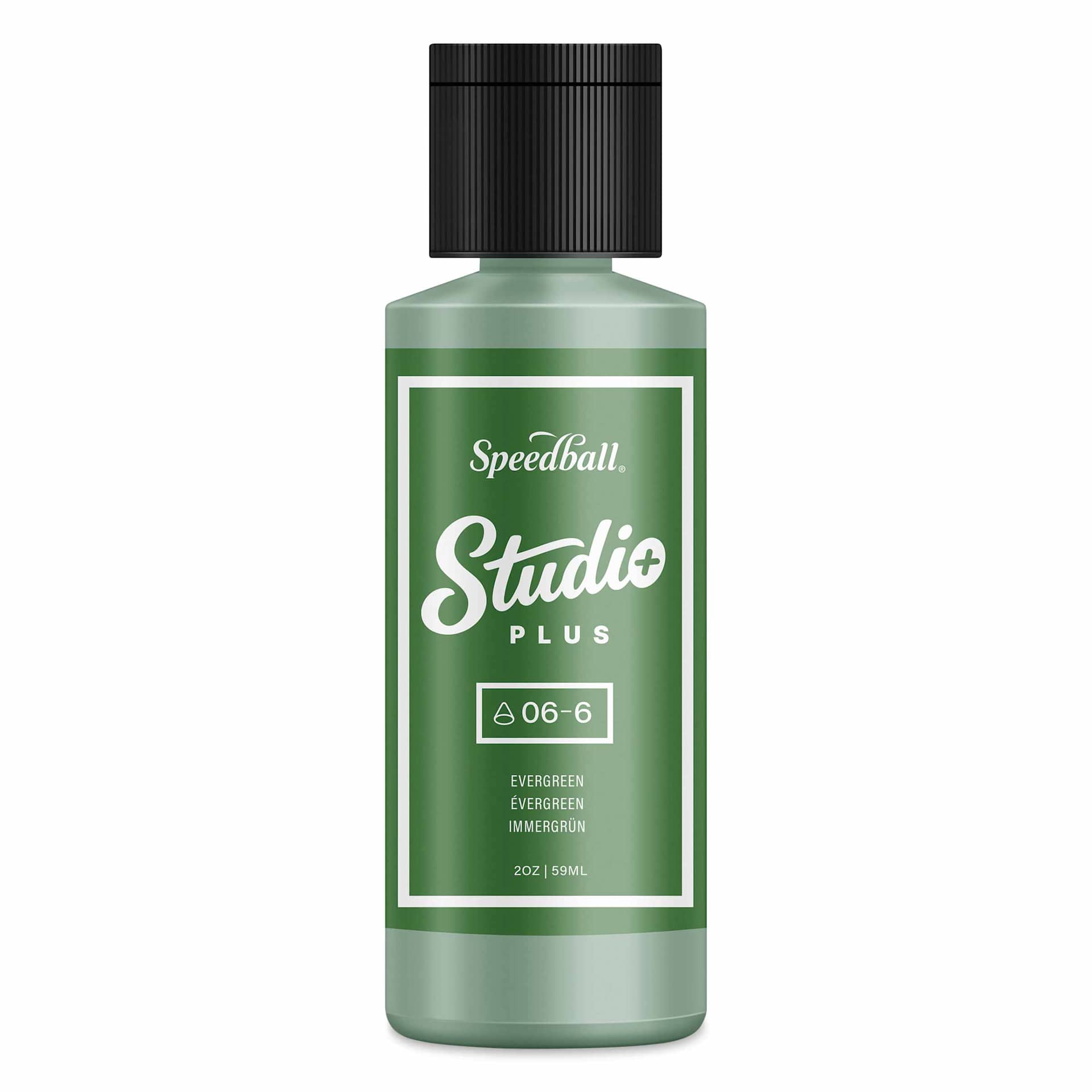 Speedball Studio Plus Glaze - Evergreen, 2 oz