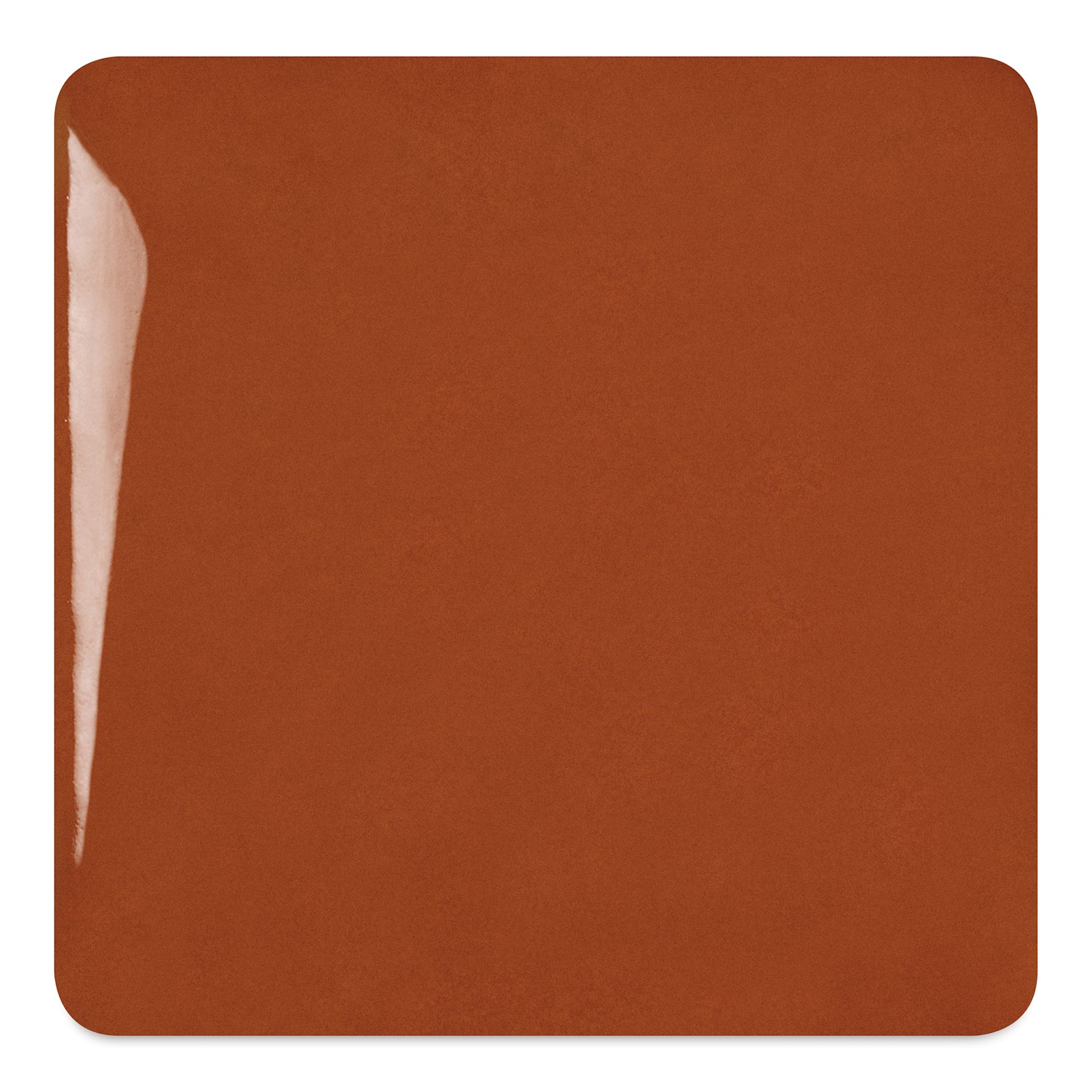 Speedball Studio Plus Glaze - Rich Brown, 2 oz fired to cone 6 oxidation