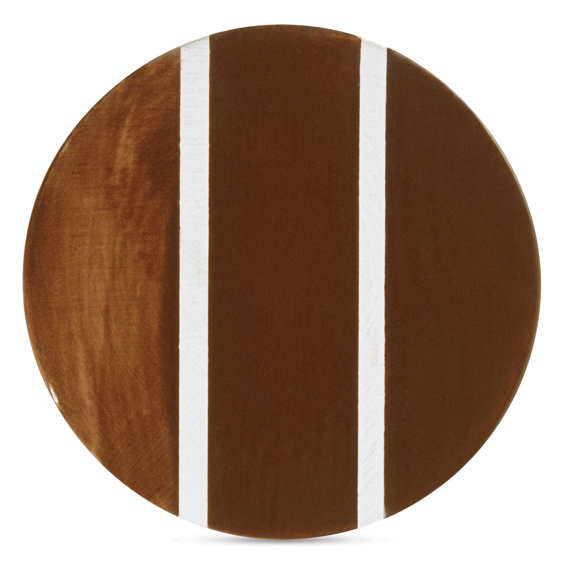 Speedball Studio Plus Glaze - Rich Brown, 16 oz one, two, and three coat comparison