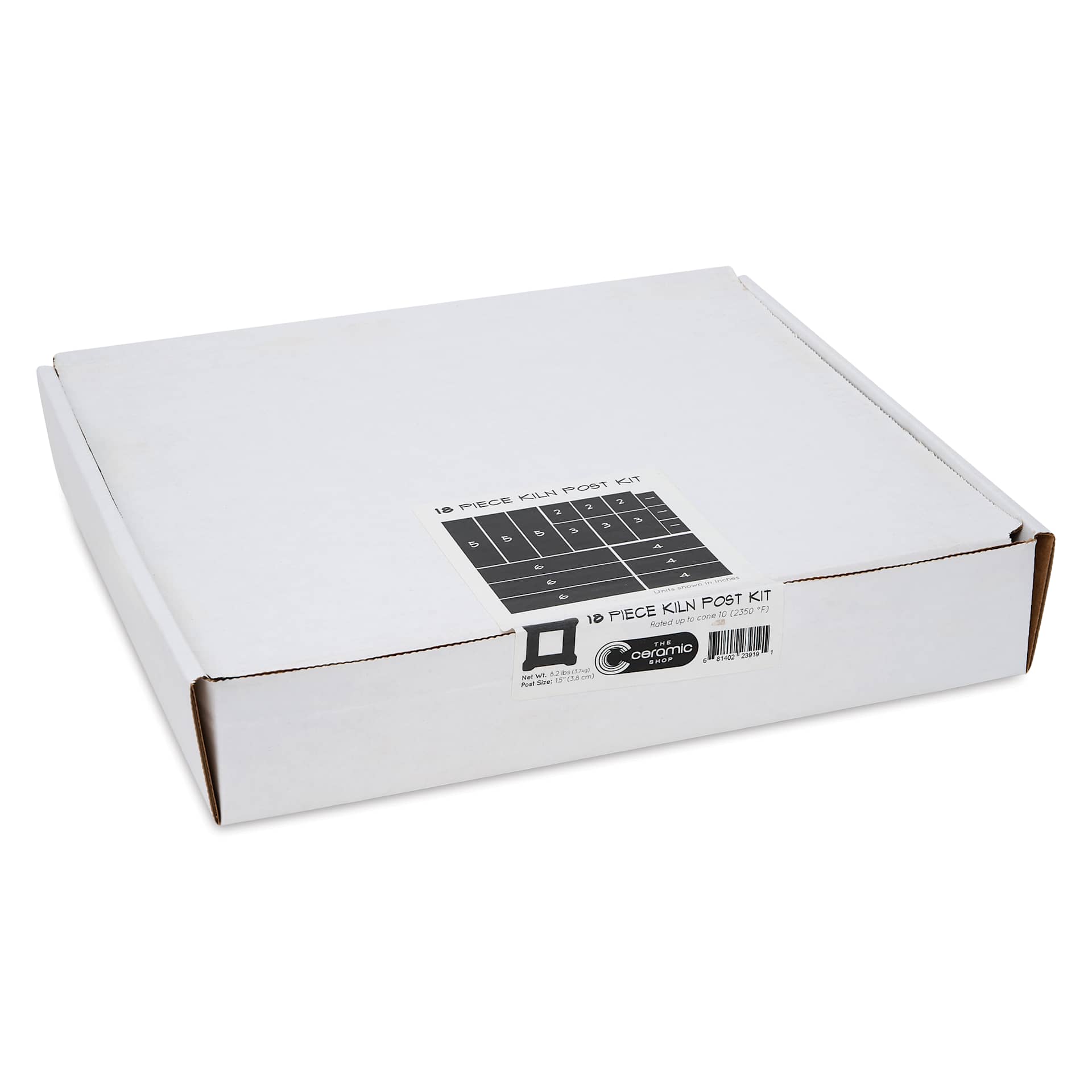 The Ceramic Shop Kiln Post Kit - Set of 18, 1.5" Posts packaging