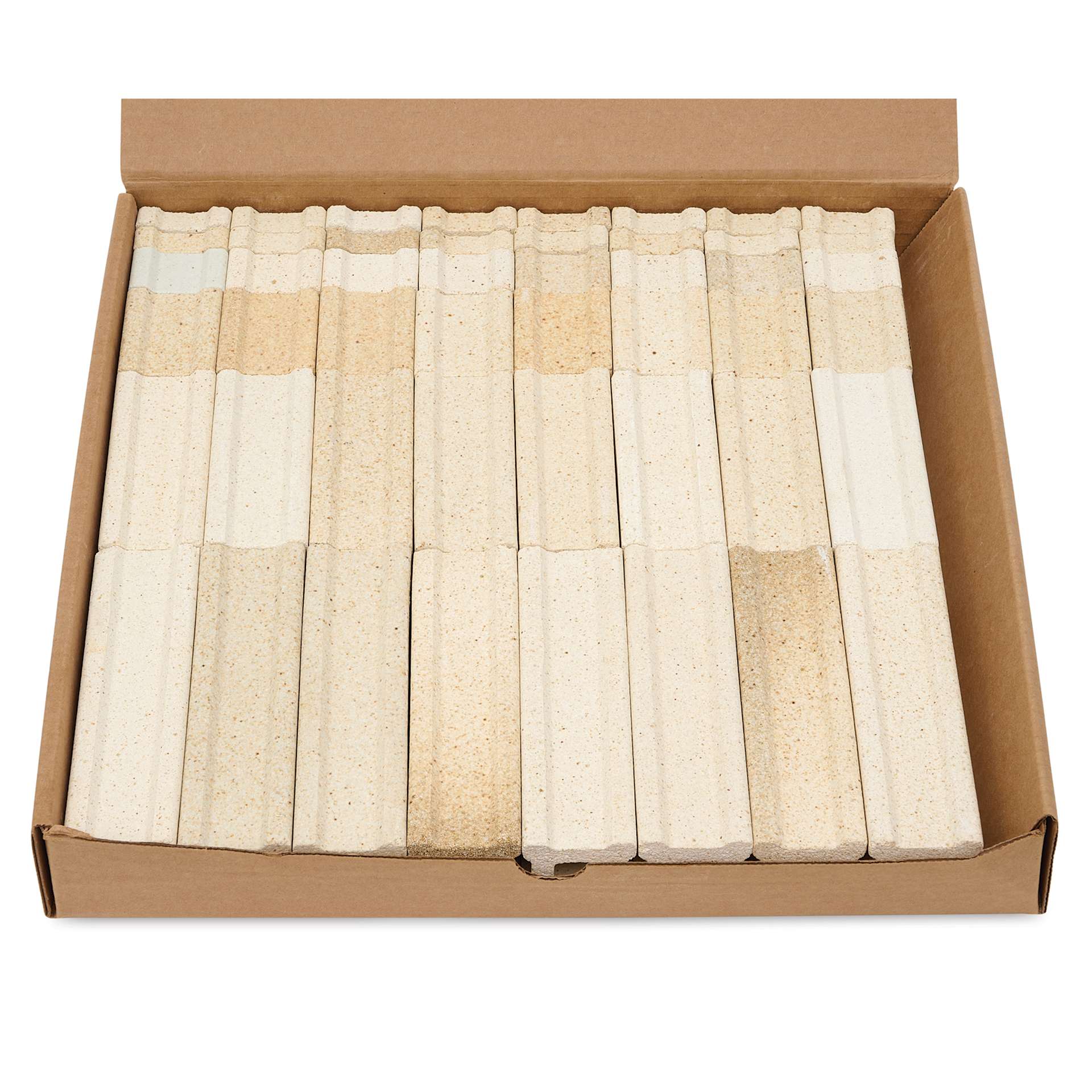 The Ceramic Shop Kiln Post Kit - Set of 48, 1.5" Posts contents in packaging