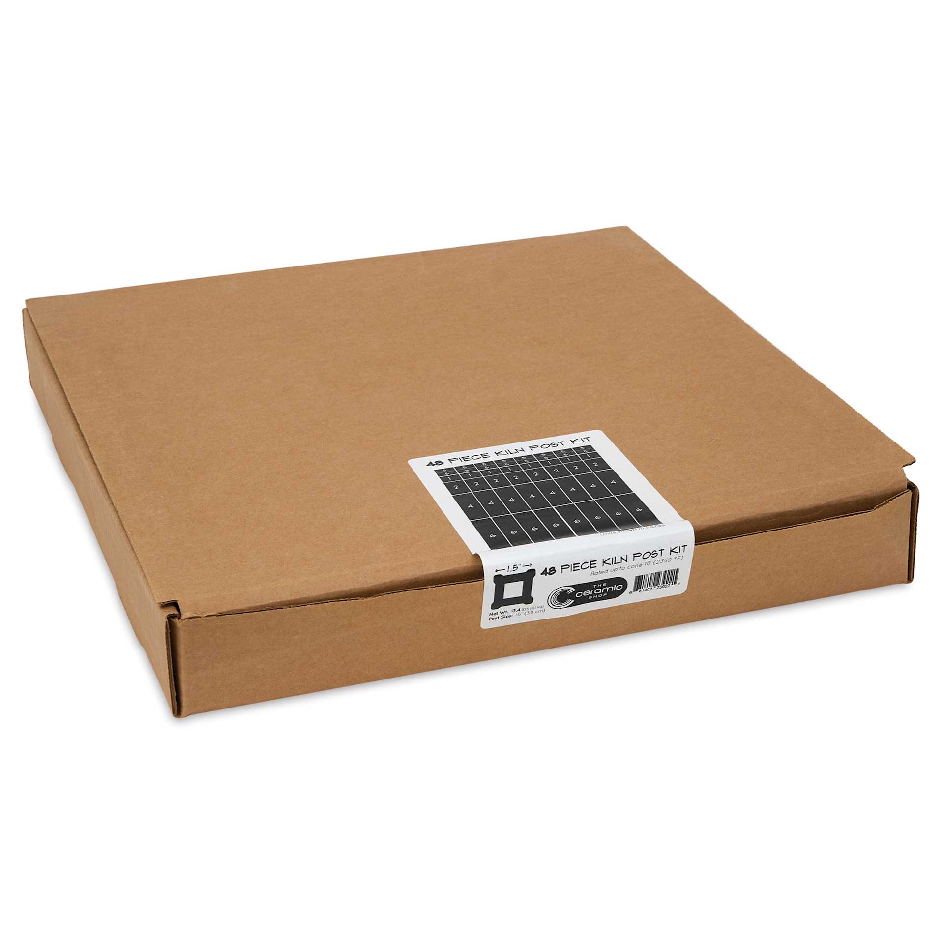 The Ceramic Shop Kiln Post Kit - Set of 48, 1.5" Posts packaging