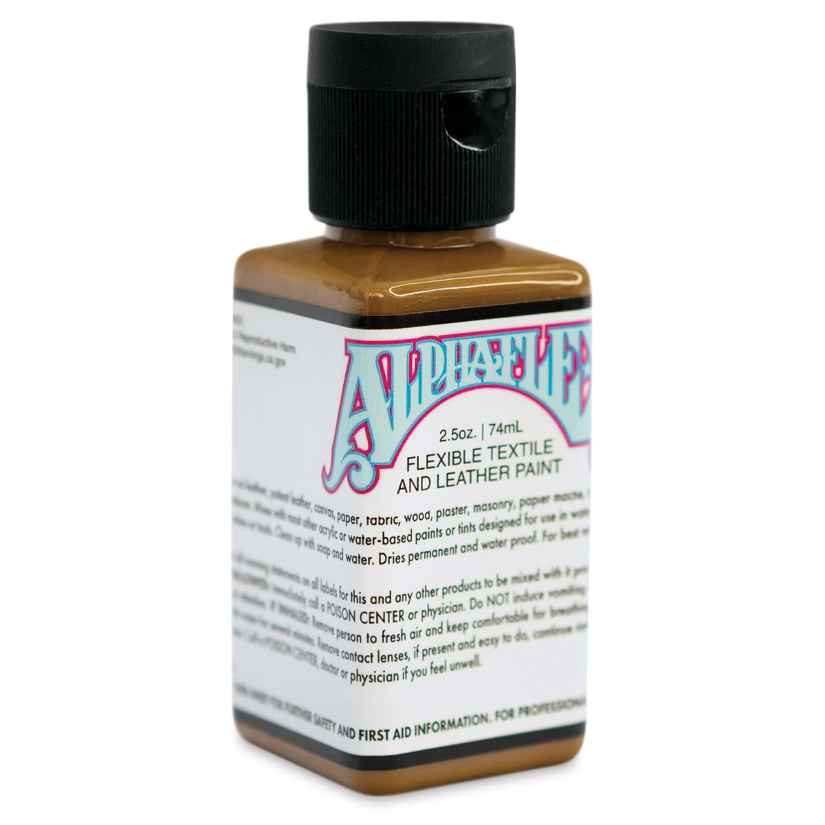 Alpha6 AlphaFlex Textile and Leather Paint - Rustique, 74 ml, Bottle
