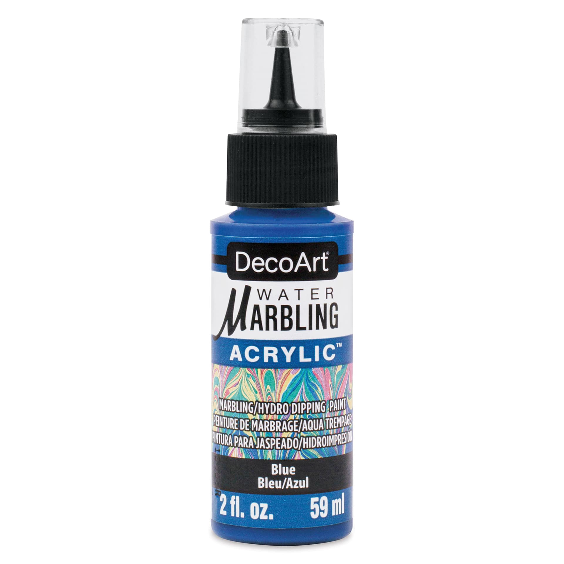 DecoArt Water Marbling Acrylic Paint - Blue, 2 oz