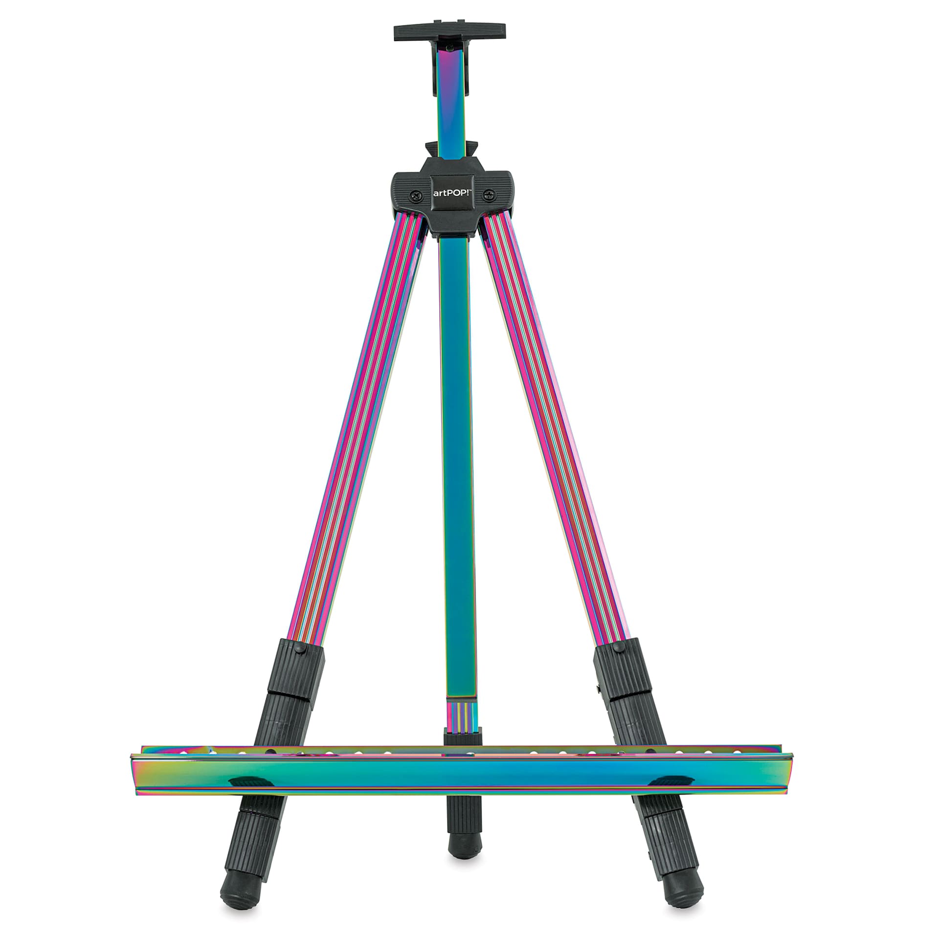 artPOP! Iridescent Tripod Easel, easel folded out