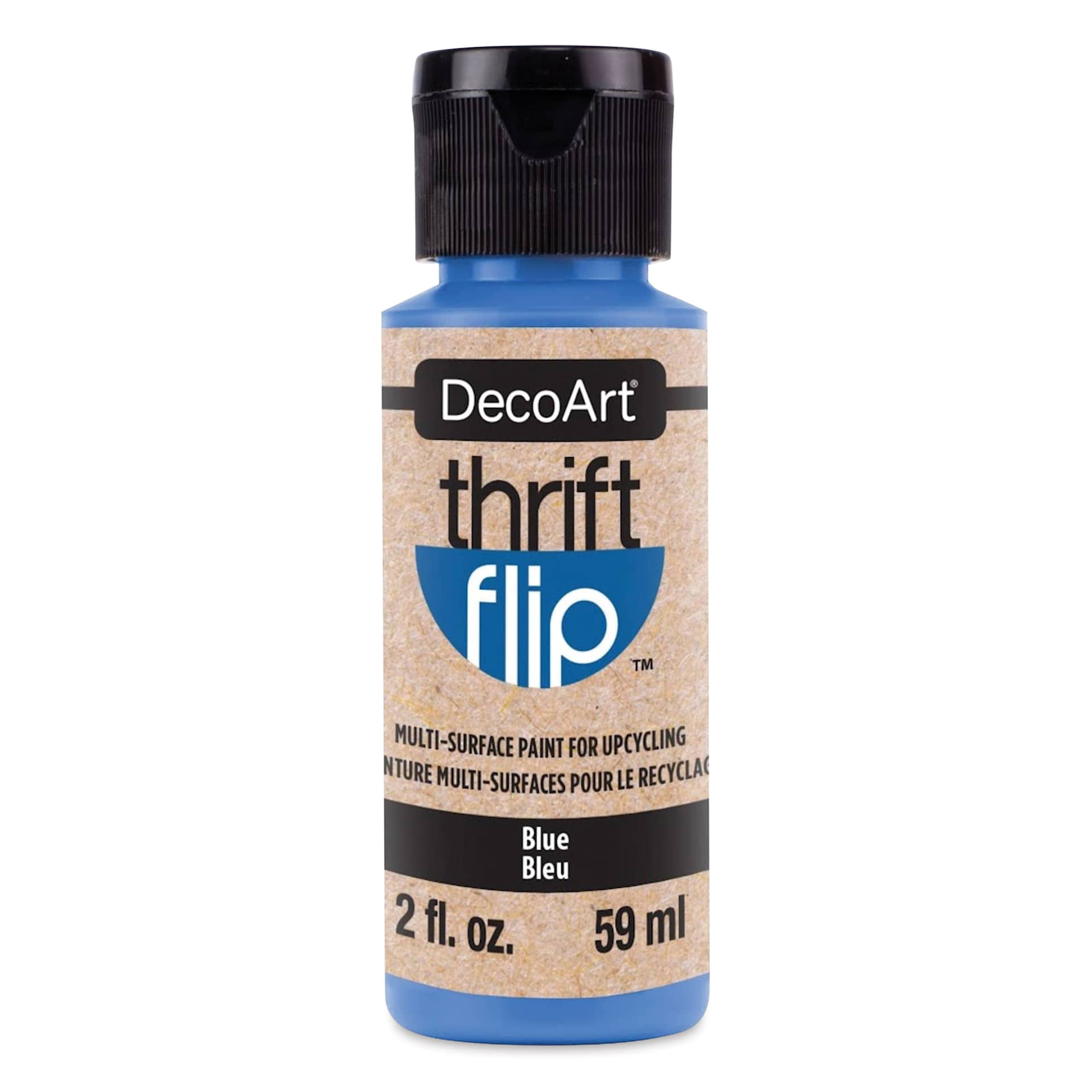 DecoArt Thrift Flip Multi-Surface Paint - Blue, 2 oz