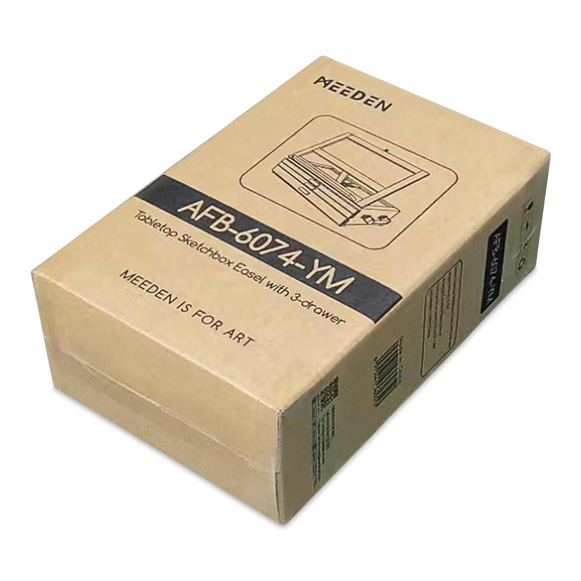 Meeden Adjustable Sketchbox Tabletop Easel packaging