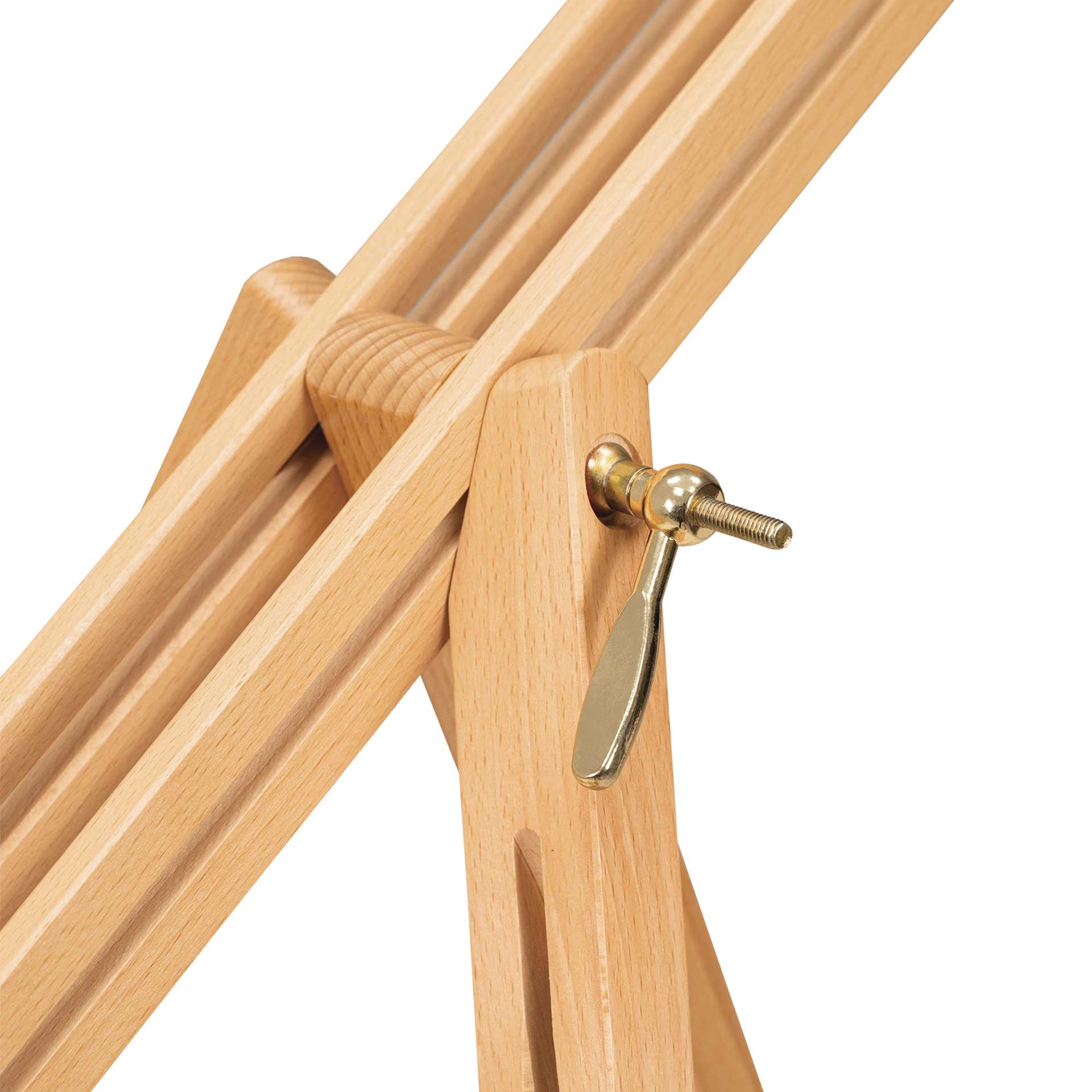 Meeden Tripod Plein Air Easel - 32” W x 35” D, 51" - 76" H - close-up