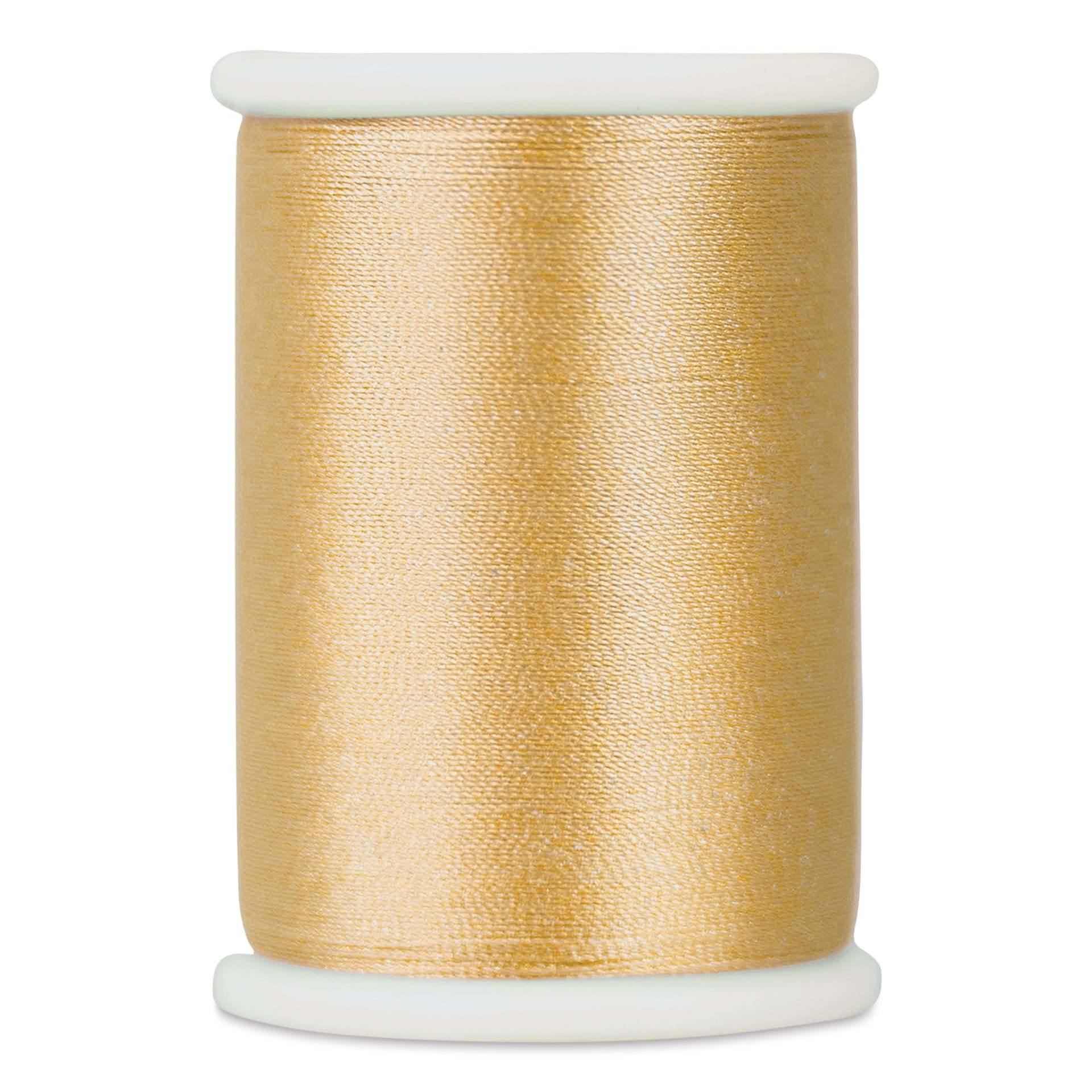 Clover Silk Thread - Light Gold, 109 yds