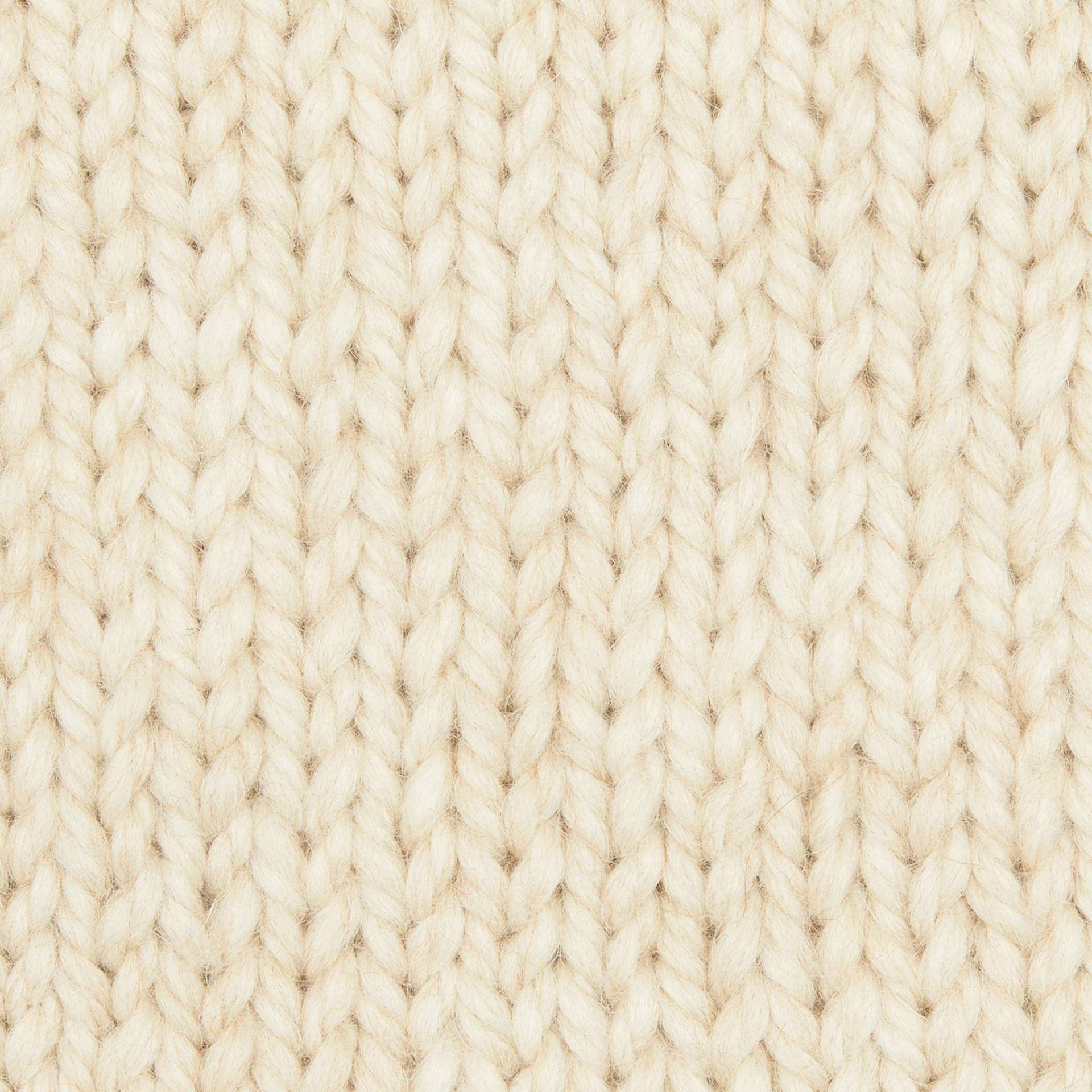 Wool and the Gang Alpachino Merino Yarn - Ivory White knitted example