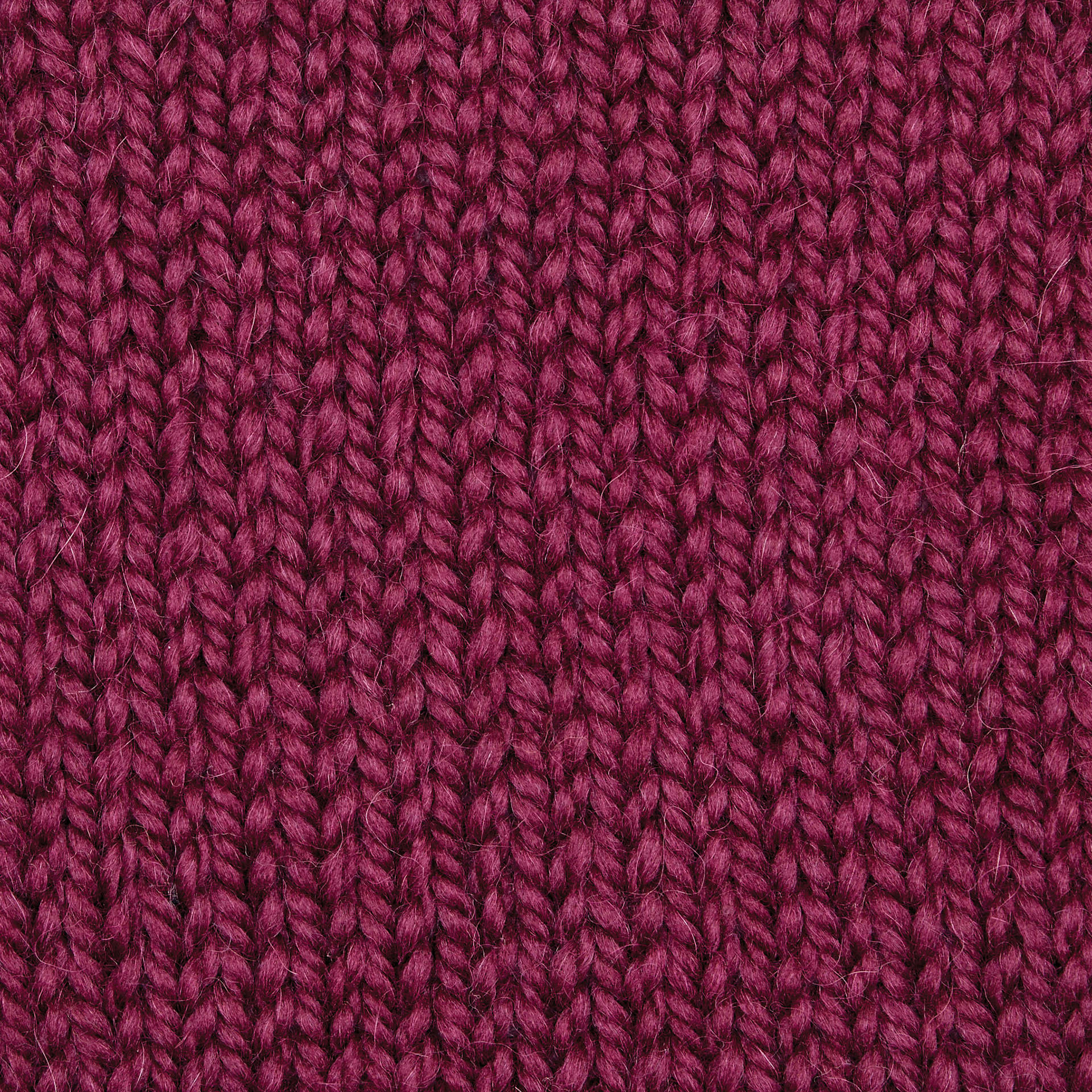 Wool and the Gang Alpachino Merino Yarn - Margaux Red knitted example