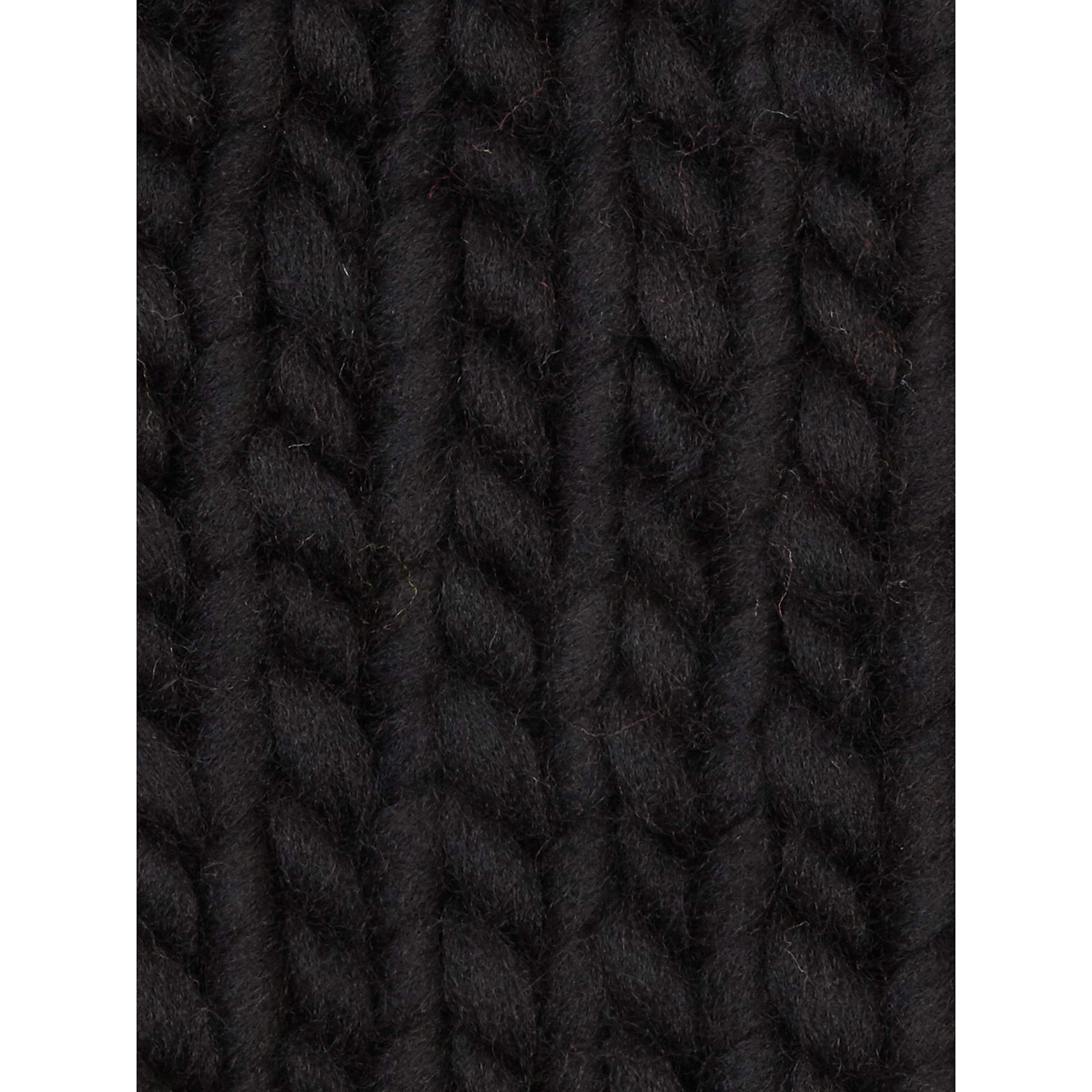 Sample made with Wool and the Gang Crazy Sexy Wool Yarn - Space Black
