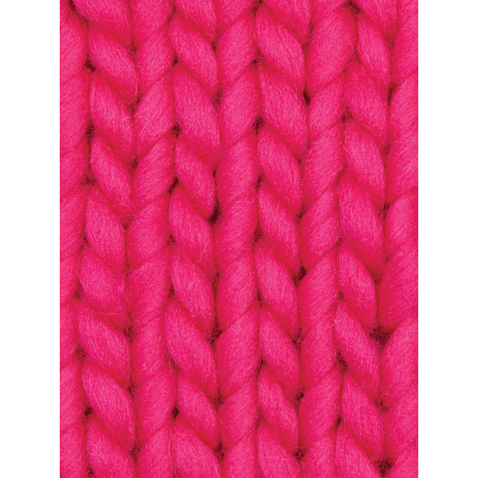 Sample made with Wool and the Gang Crazy Sexy Wool Yarn - Hot Punk Pink
