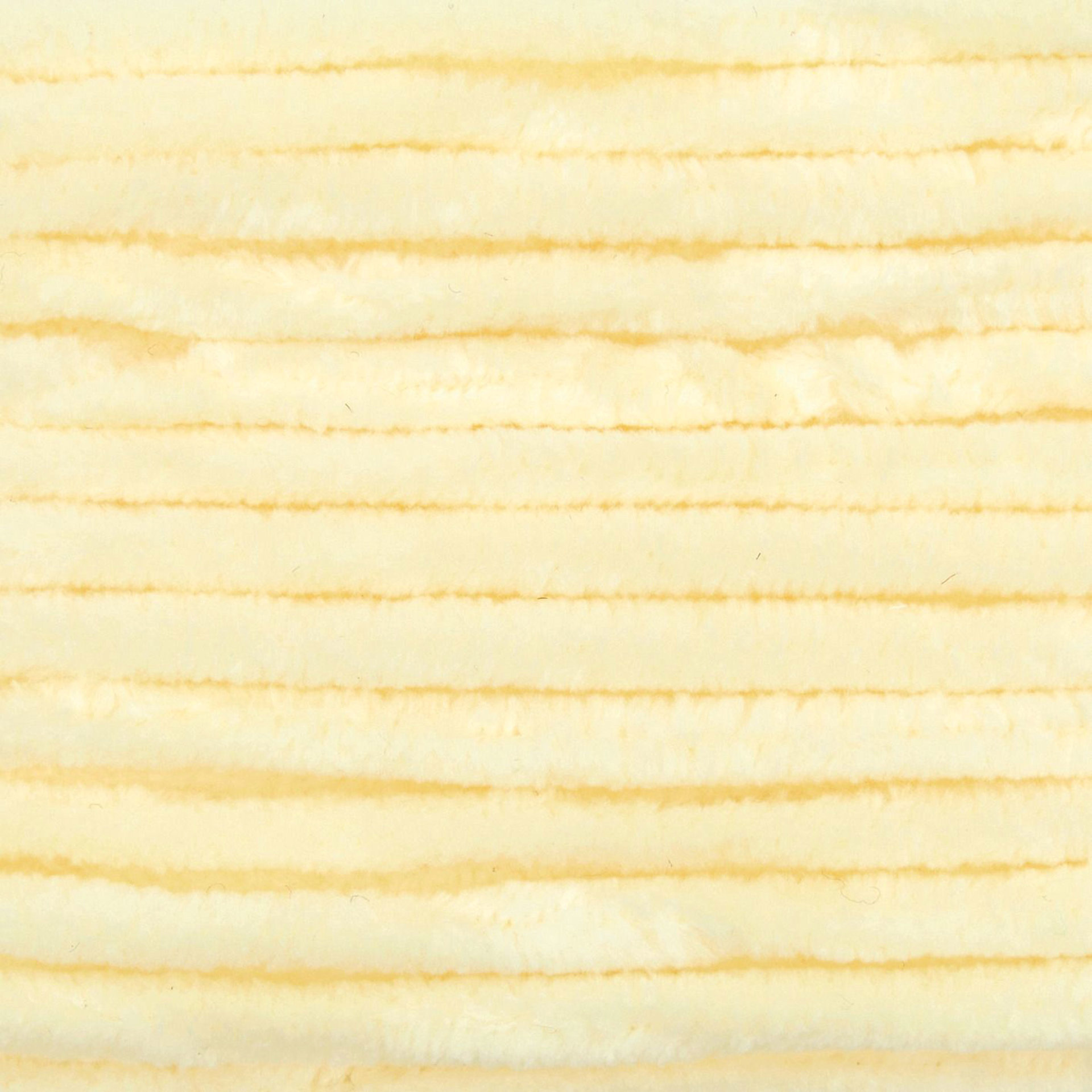 Rico Design Creative Chenillove Yarn - Vanilla, 110 yds close up showing knitted pattern