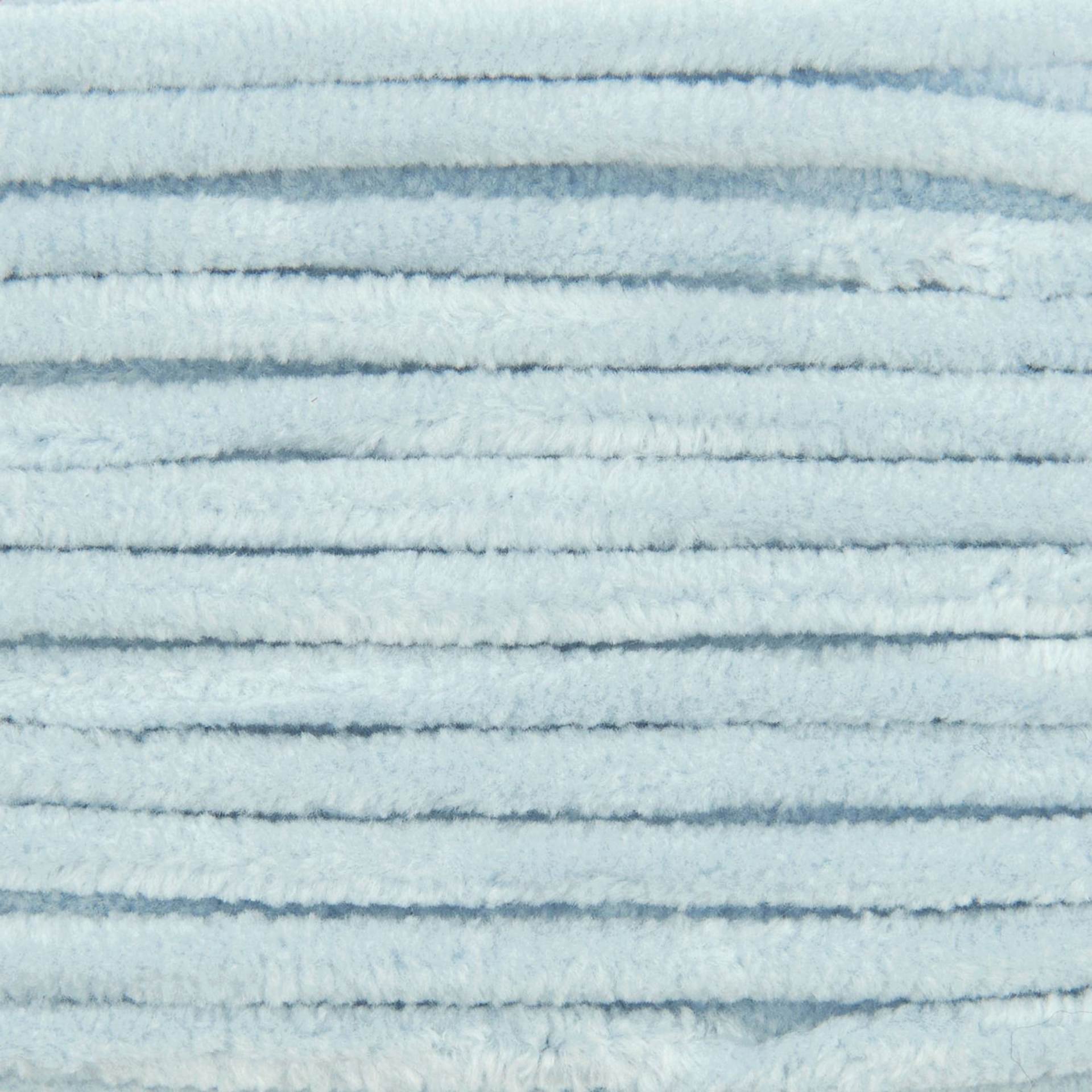 Rico Design Creative Chenillove Yarn - Light Blue, 120 yds close up to show texture