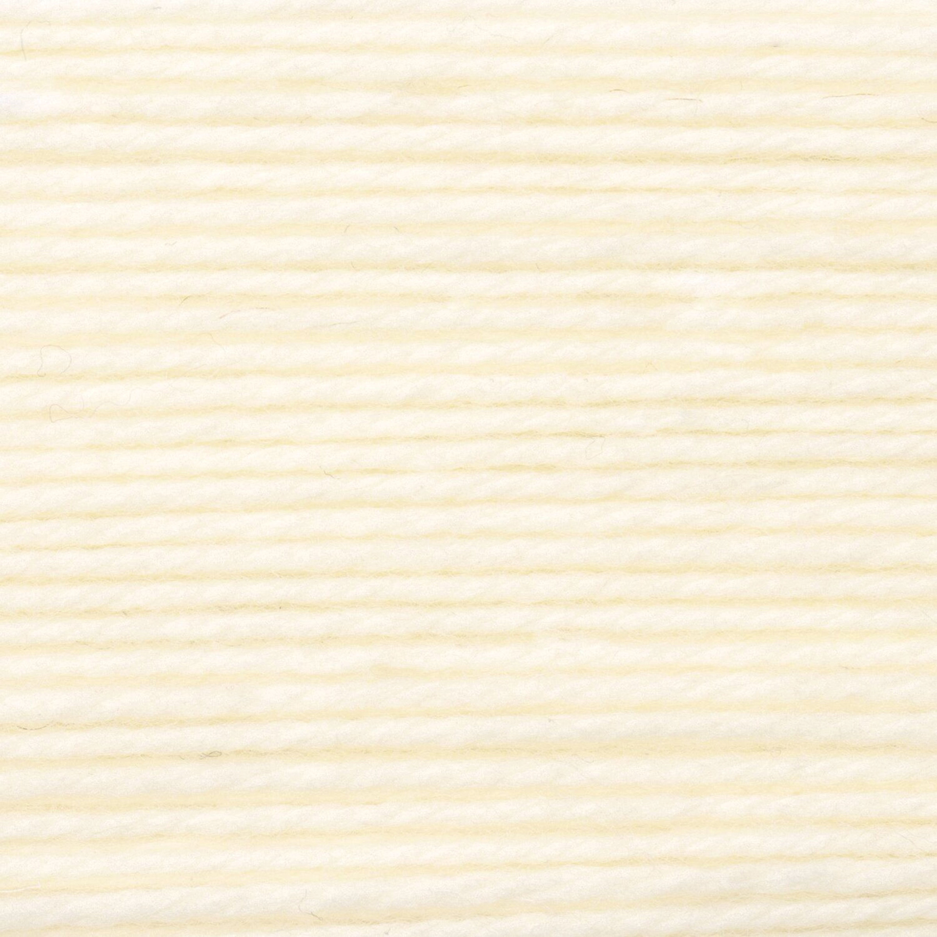 Rico Design Essentials Soft Merino Aran Yarn - Ecru, 109 yds close up to show texture