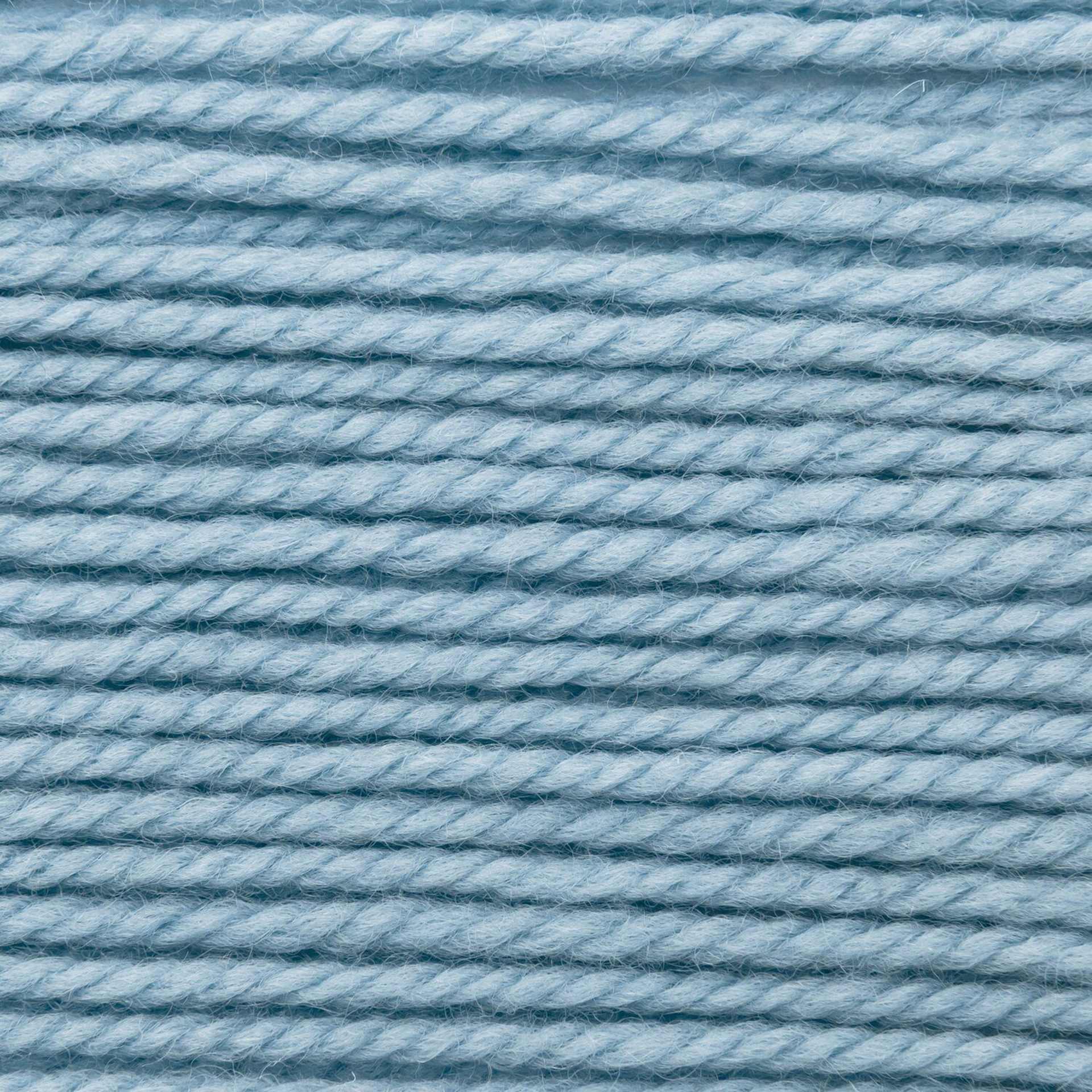 Rico Design Essentials Soft Merino Aran Yarn - Sky Blue, 109 yds close up to show texture