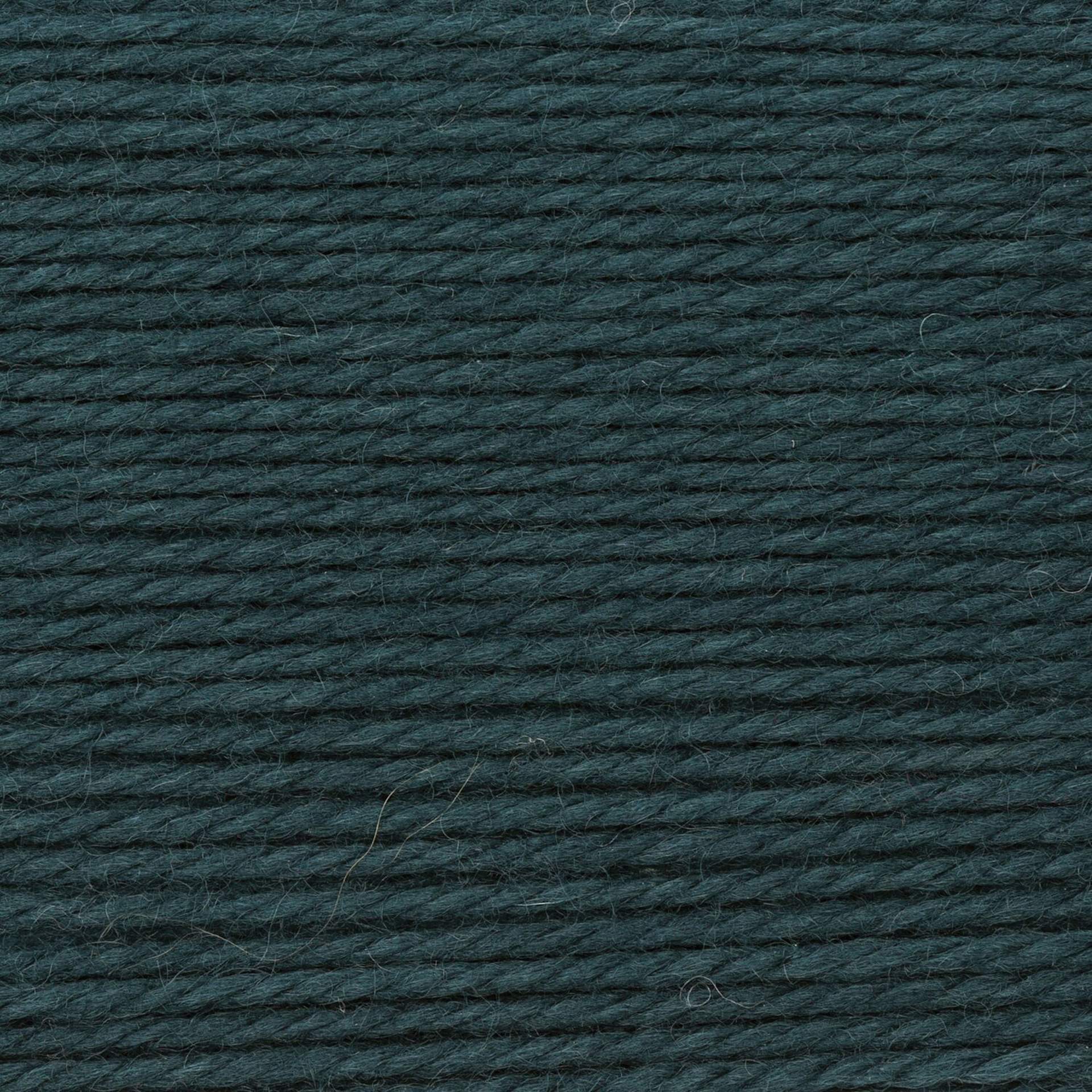 Rico Design Essentials Soft Merino Aran Yarn - Dark Teal, 109 yds close up to show texture