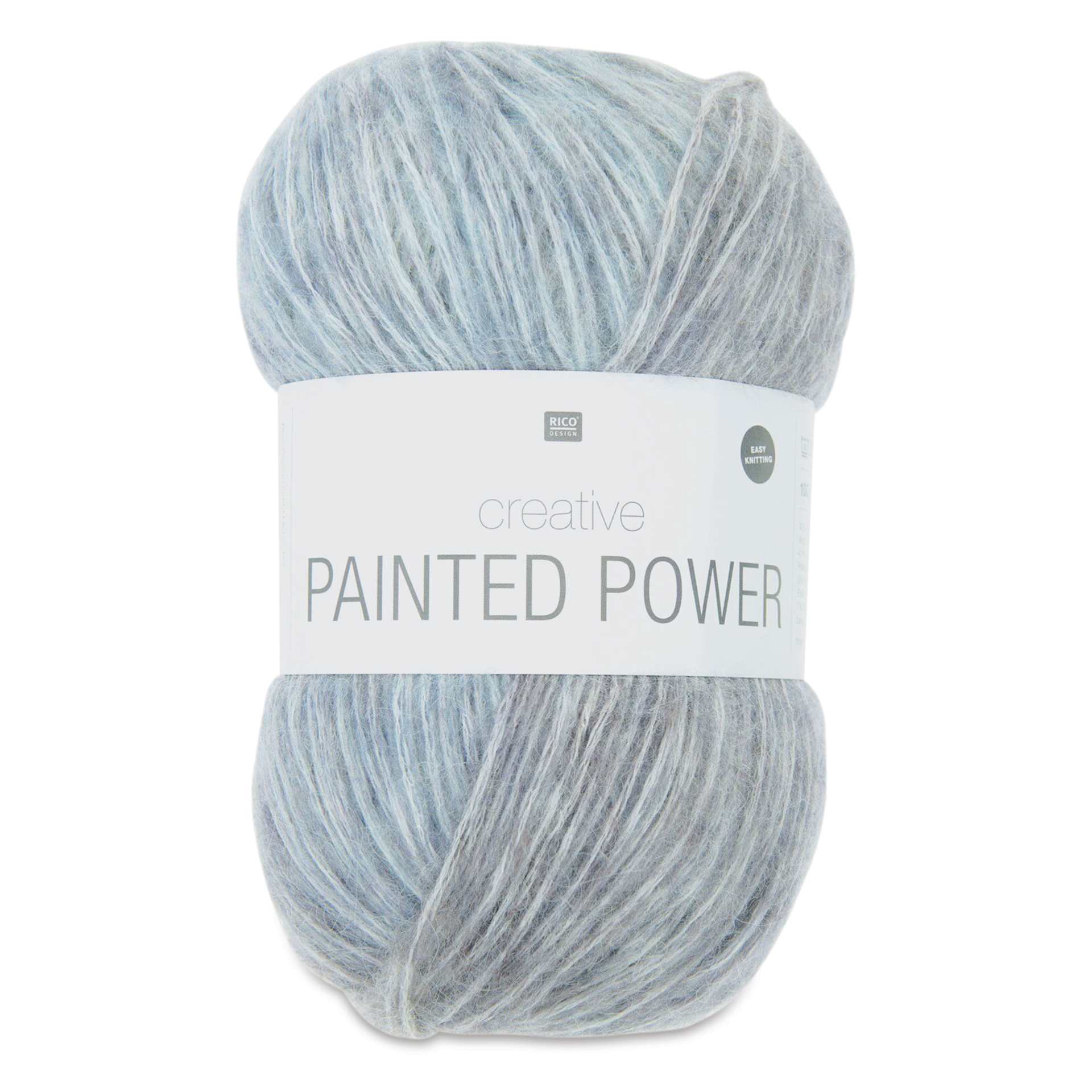 Rico Design Creative Painted Power Yarn - Bay Blues, 340 yds