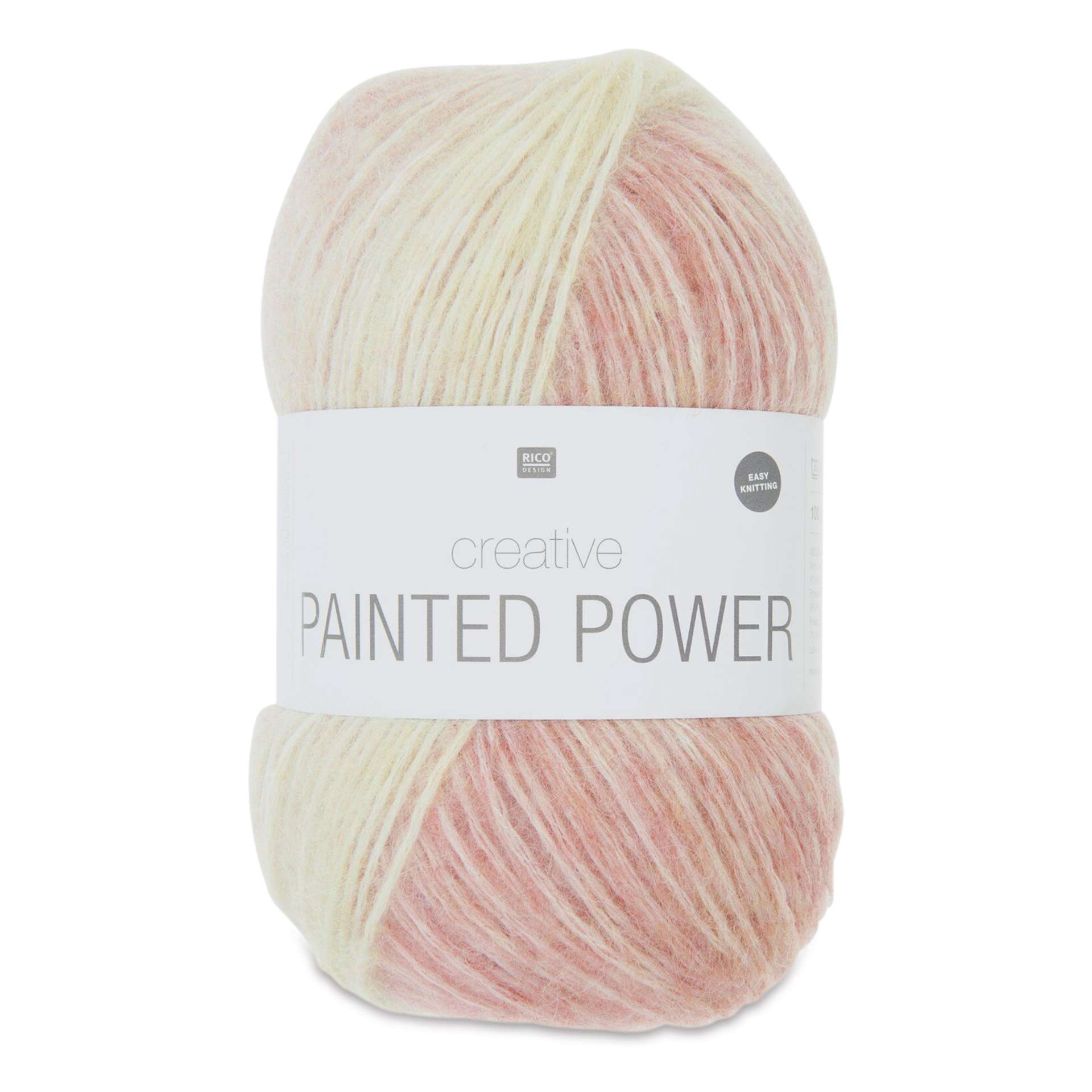 Rico Design Creative Painted Power Yarn - Earthy Pastels, 340 yds
