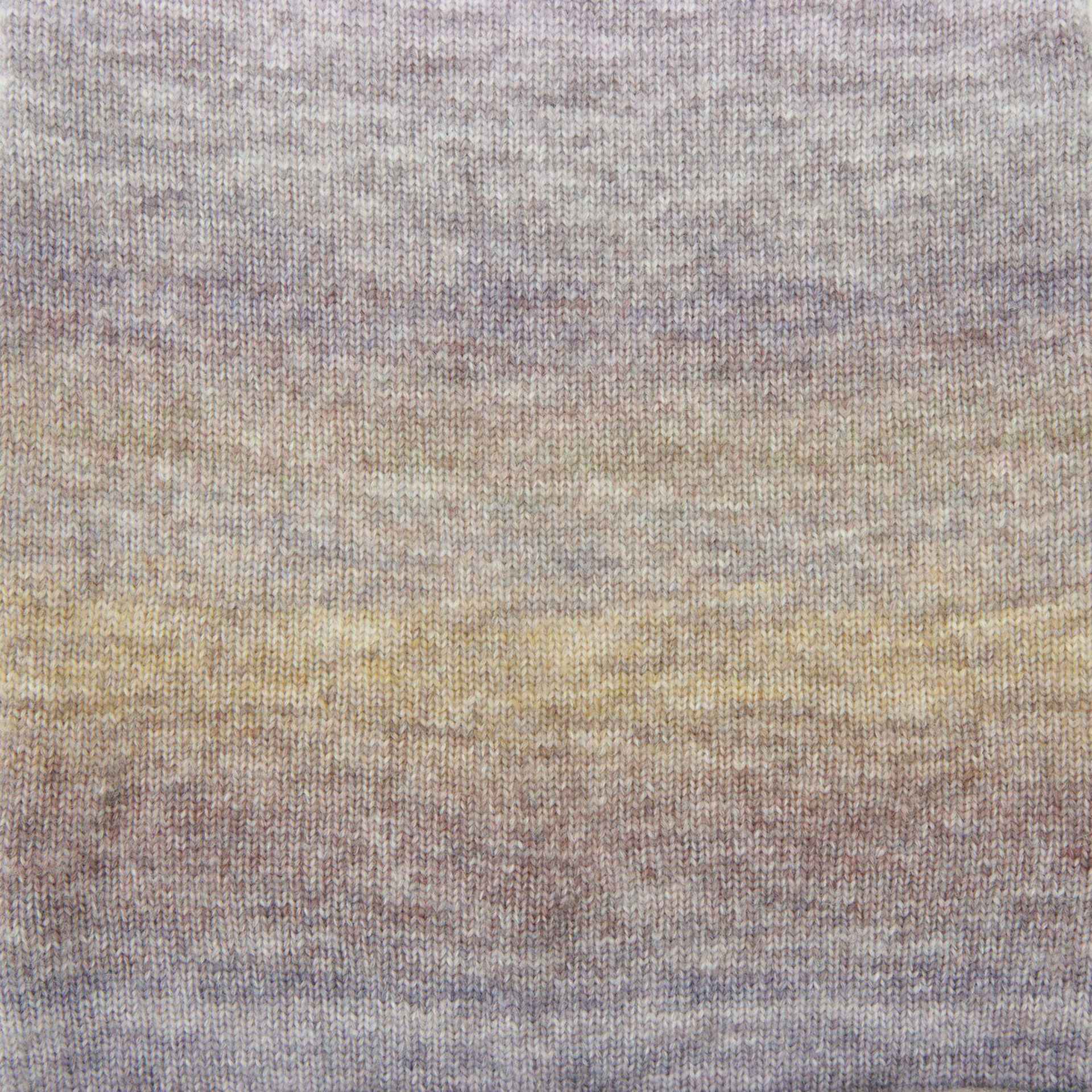 Rico Design Creative Painted Power Yarn - Autumn Shades, 340 yds close up to show knitted pattern