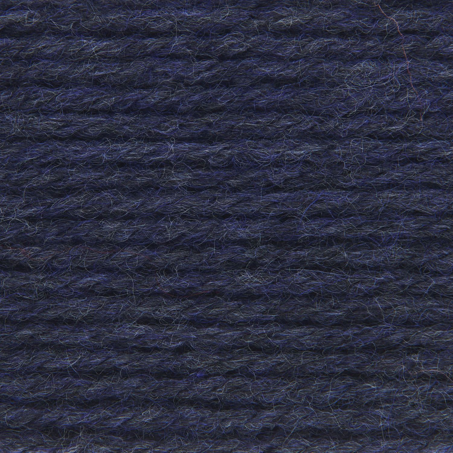 Rico Design Soft Alpaca Yarn - Navy Blue, 137 yds close up to show texture
