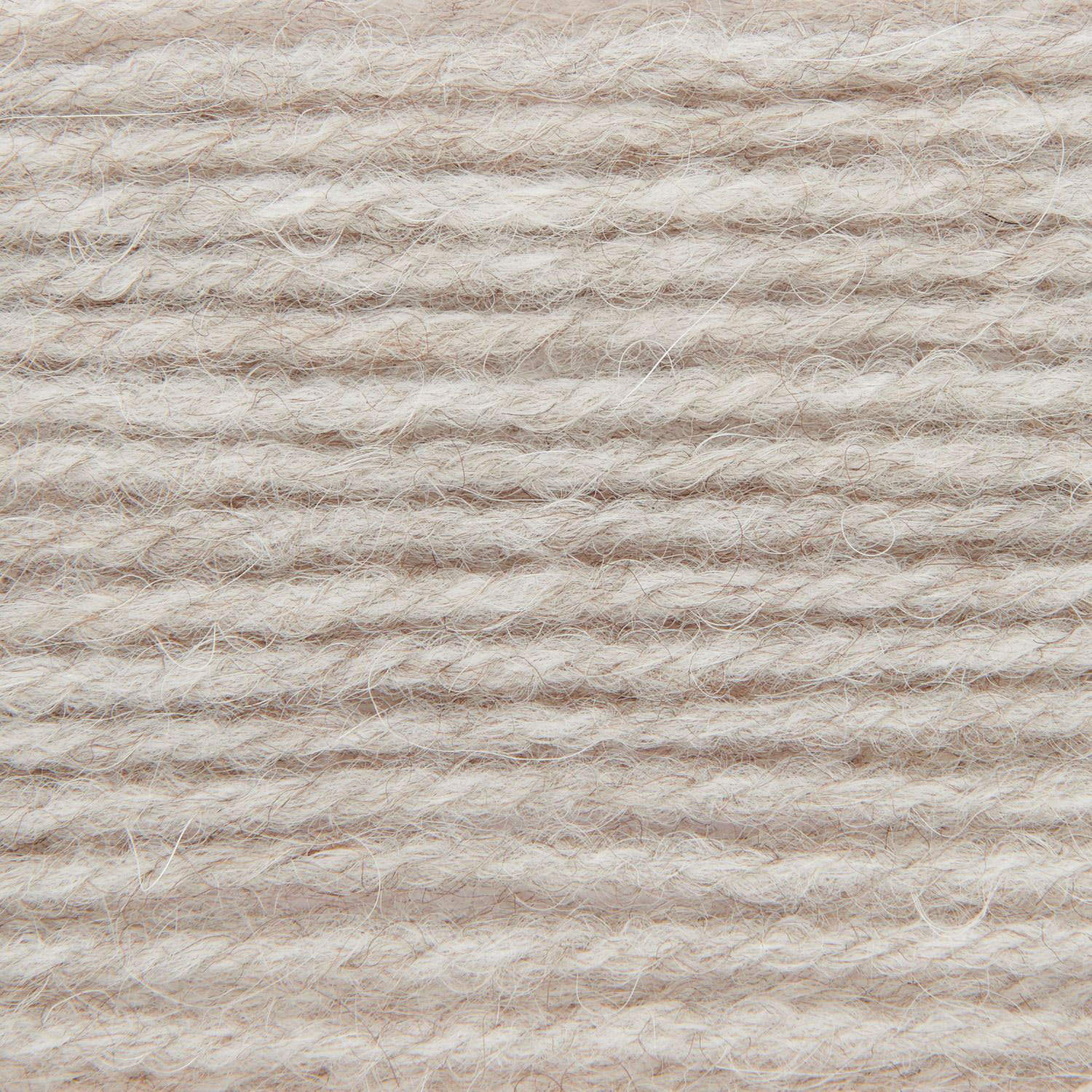 Rico Design Soft Alpaca Yarn - Beige, 137 yds close up to show texture