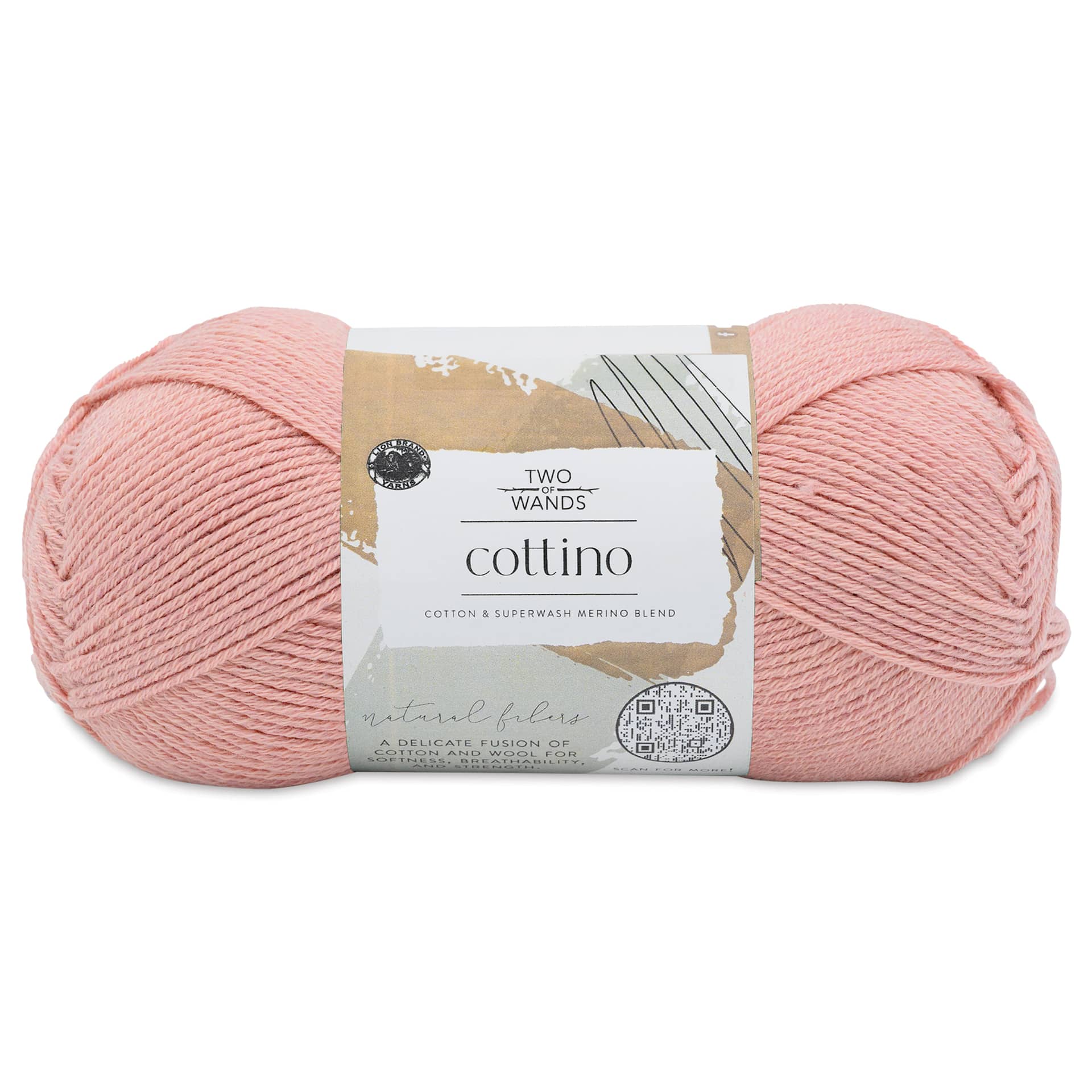 Lion Brand Cottino Yarn - Peony, 3.5 oz