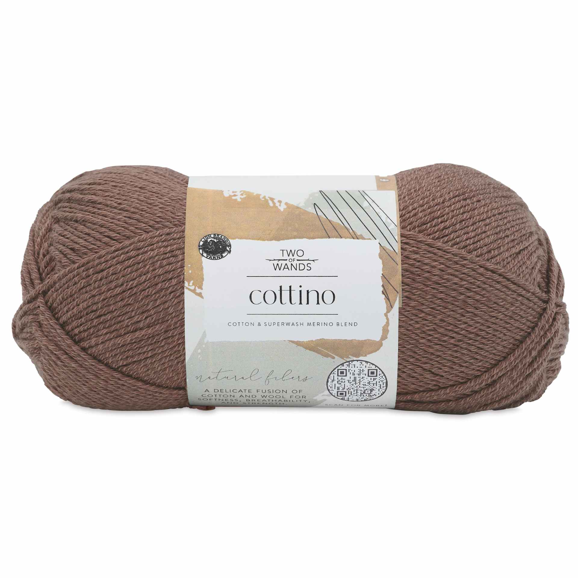 Lion Brand Cottino Yarn - Teddy, 3.5 oz