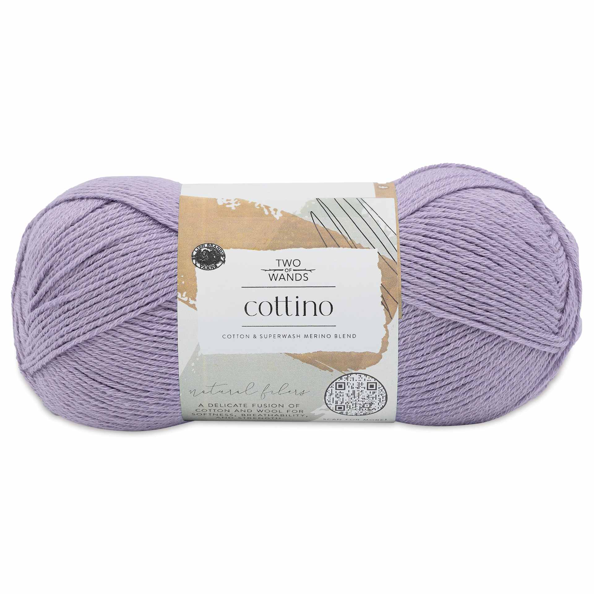 Lion Brand Cottino Yarn - Wisteria, 3.5 oz