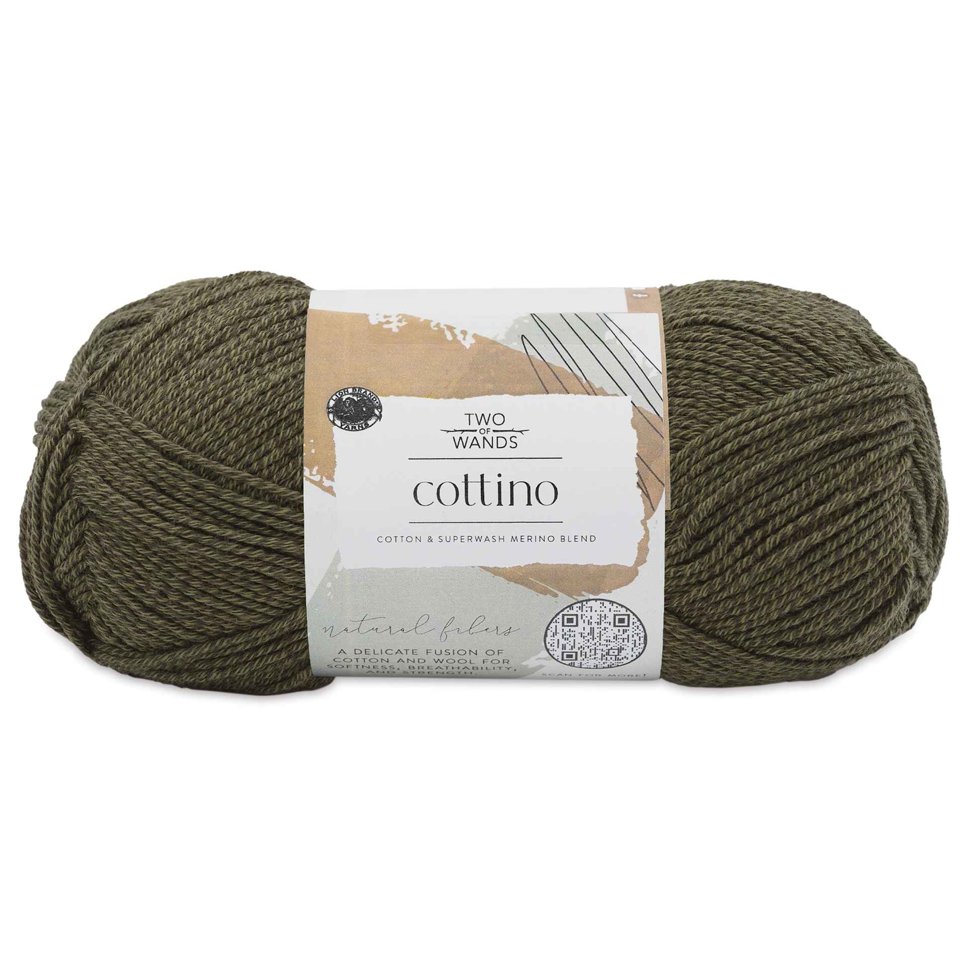 Lion Brand Cottino Yarn - Ranger, 3.5 oz