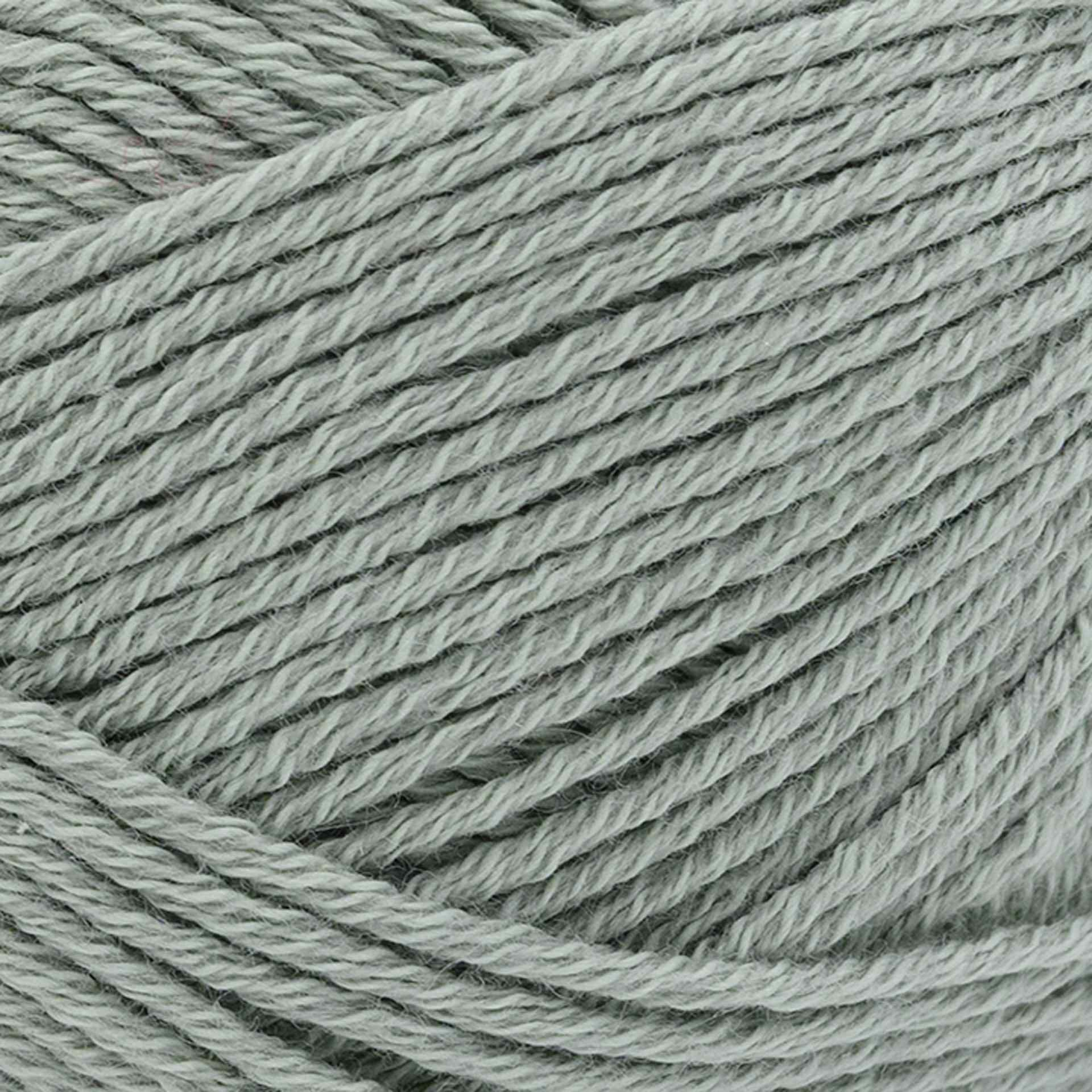 Lion Brand Cottino Yarn - Eucalyptus, 3.5 oz close up to show texture