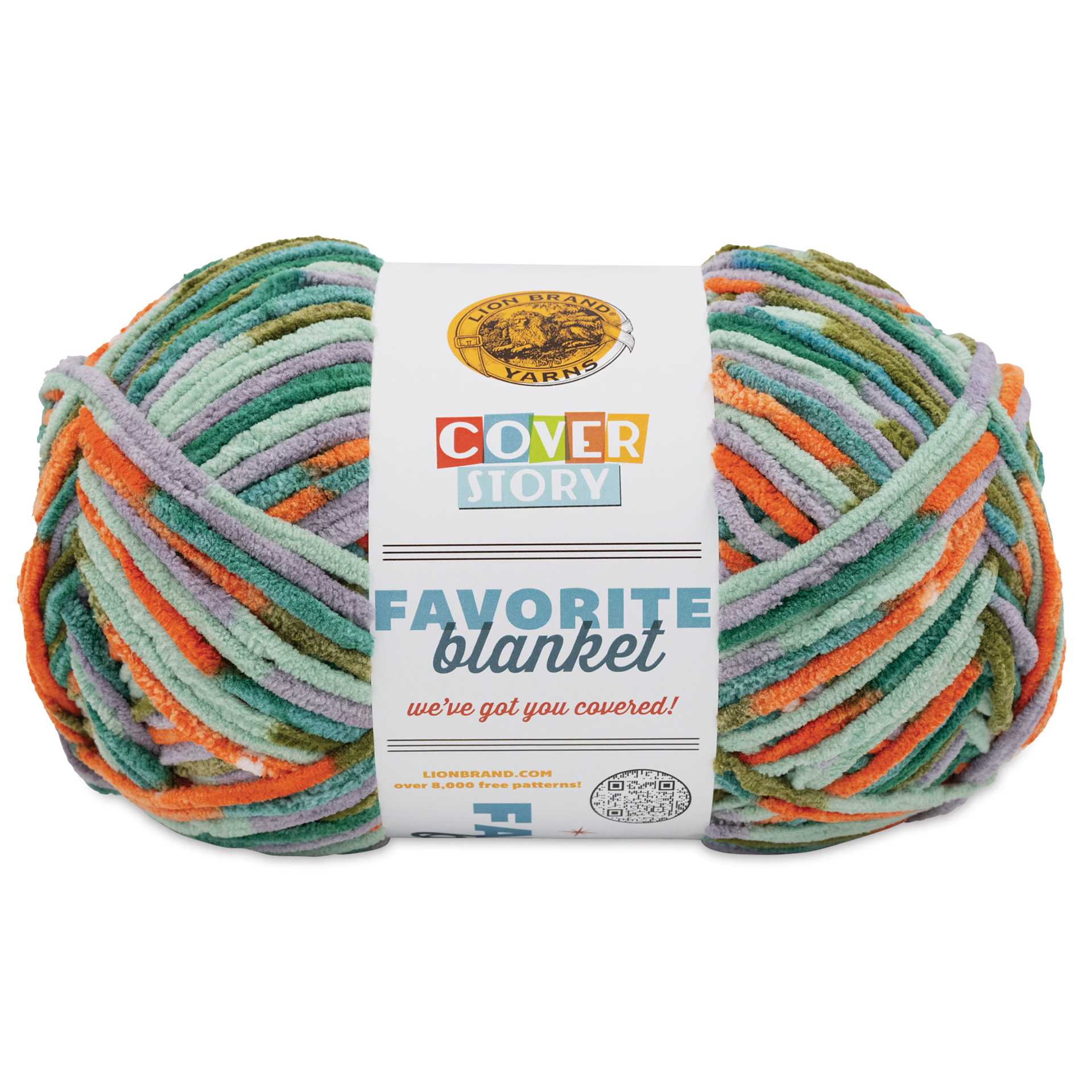 Lion Brand Cover Story Favorite Blanket Yarn - Snapping Turtle, 10.5 oz