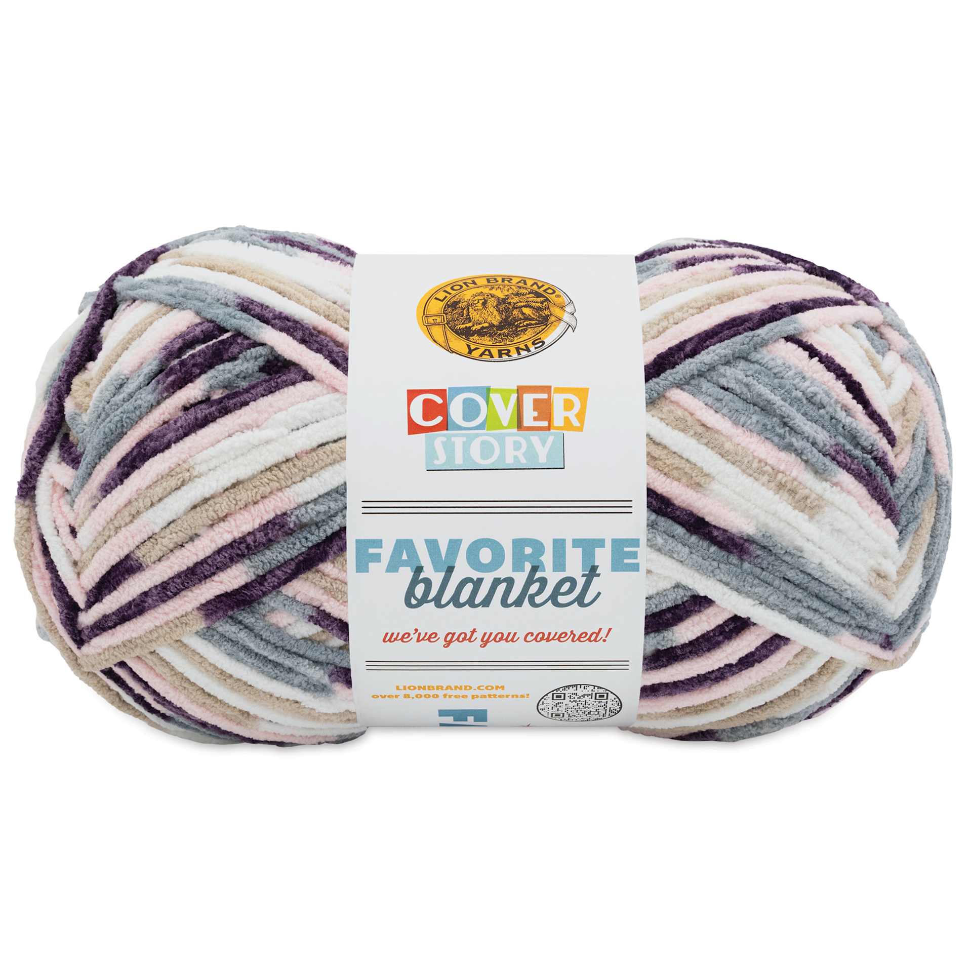 Lion Brand Cover Story Favorite Blanket Yarn - Primrose, 10.5 oz