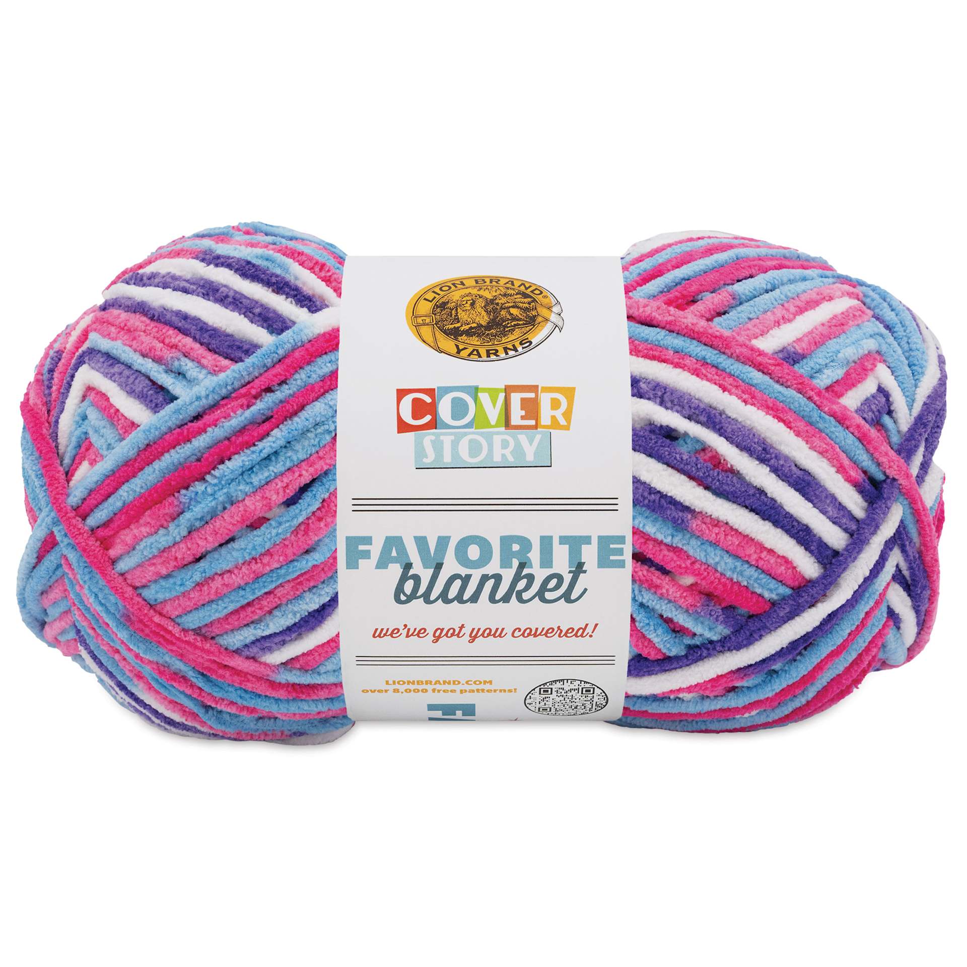 Lion Brand Cover Story Favorite Blanket Yarn - Dreamhouse, 10.5 oz