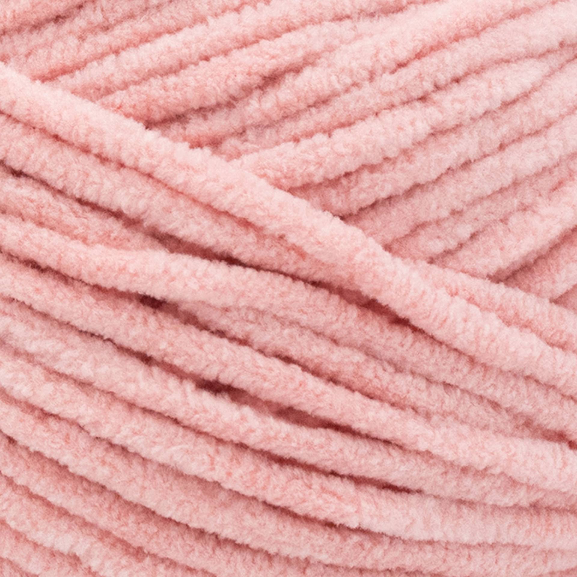 Lion Brand Cover Story Posh Twist Yarn - Rosehip, 232 yds close up to show texture
