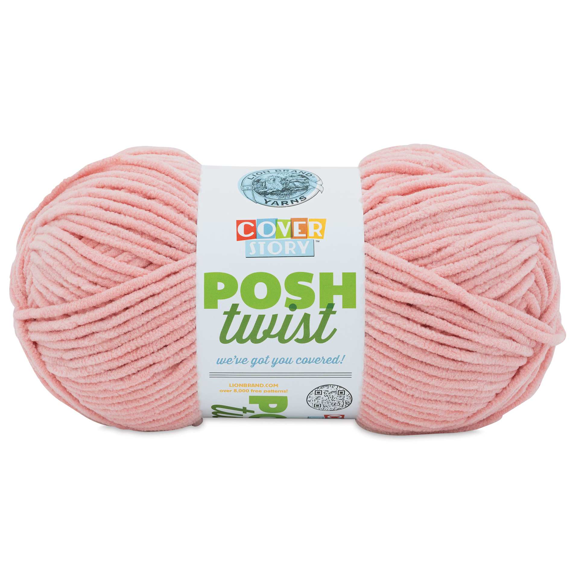 Lion Brand Cover Story Posh Twist Yarn - Rosehip, 232 yds