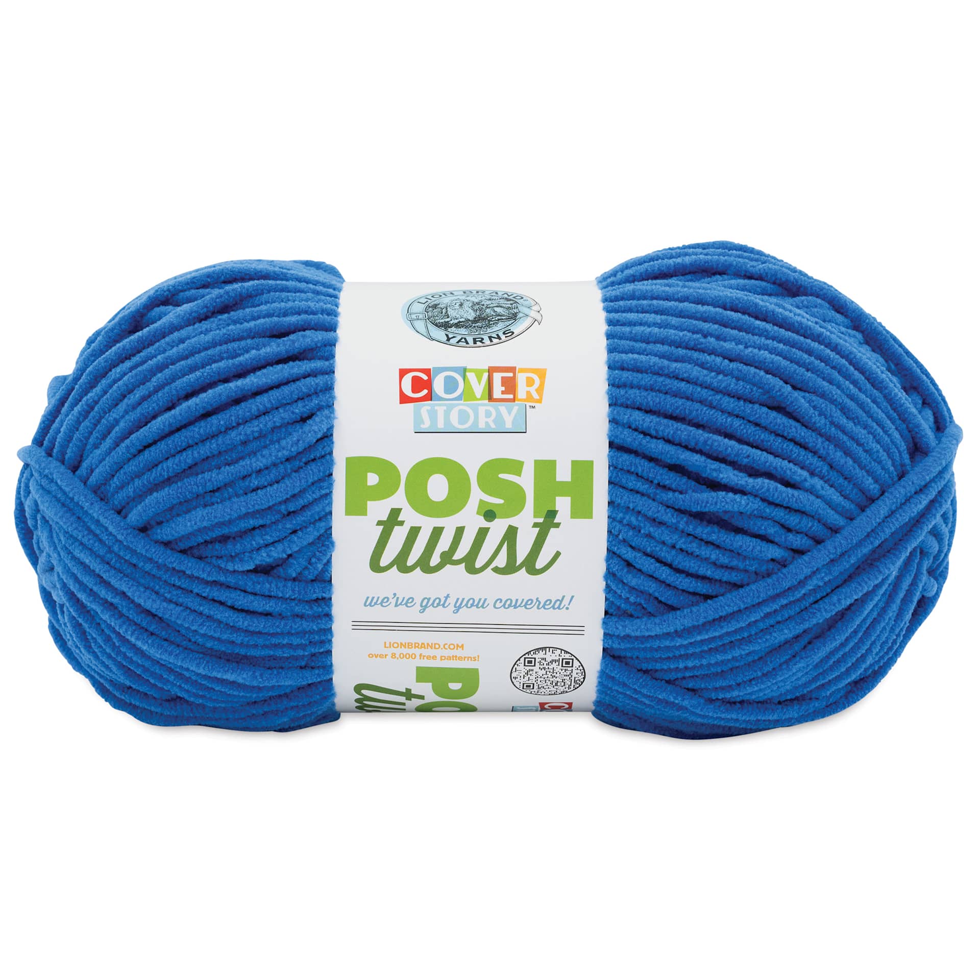 Lion Brand Cover Story Posh Twist Yarn - Blueberry Jam, 232 yds