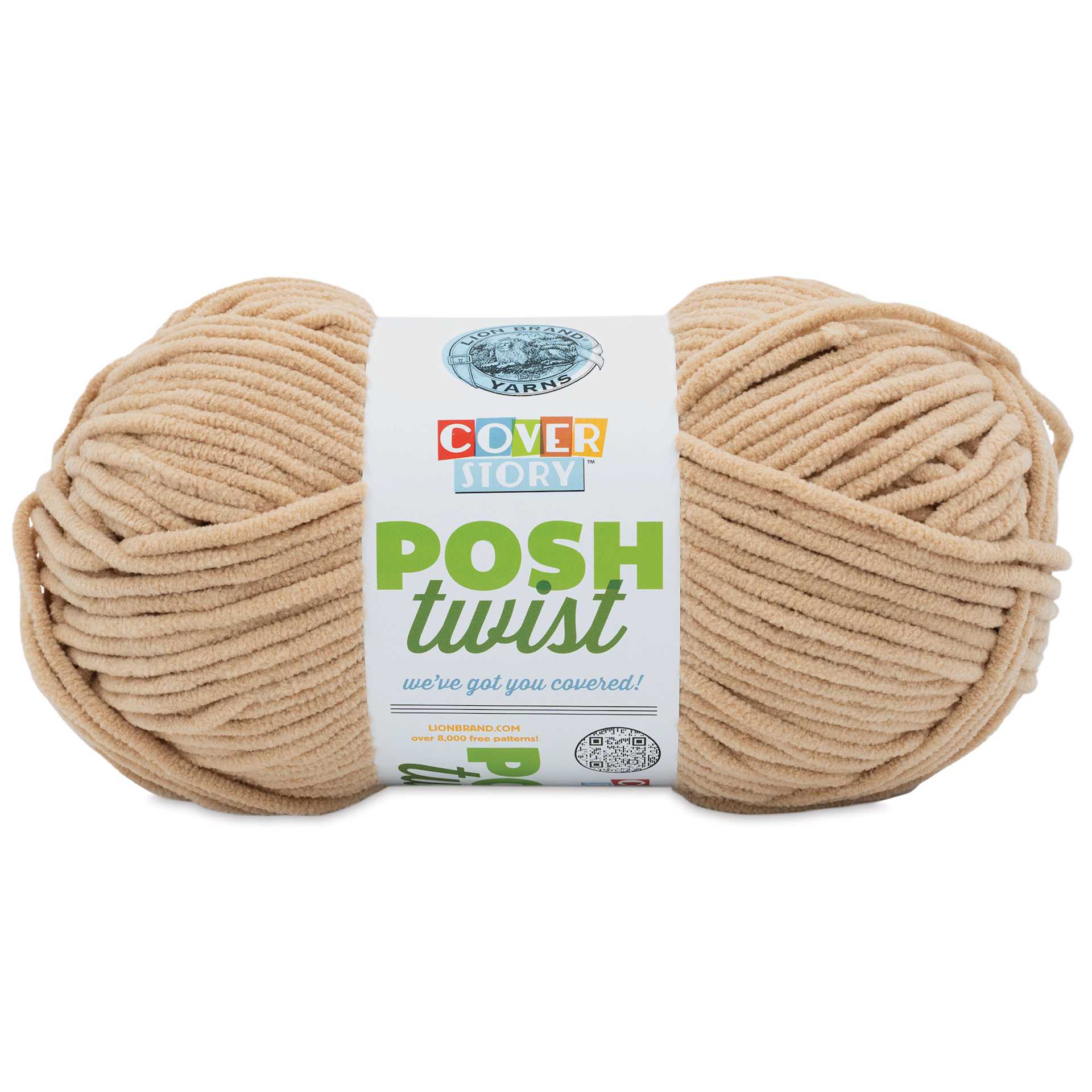 Lion Brand Cover Story Posh Twist Yarn - Croissant, 232 yds
