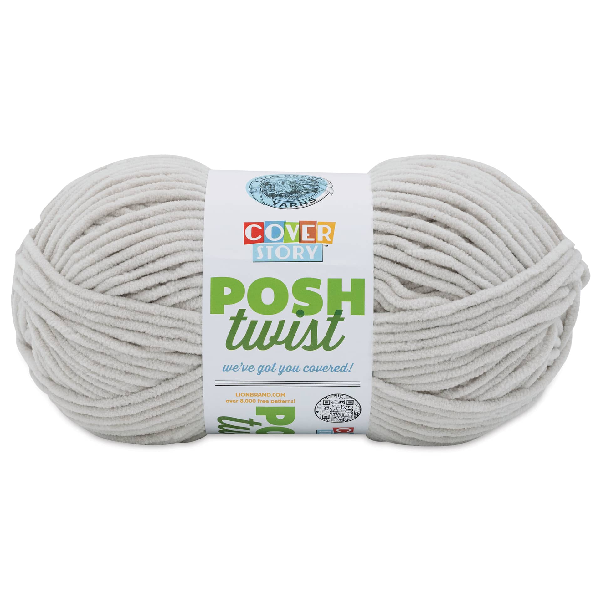 Lion Brand Cover Story Posh Twist Yarn - Earl Grey, 232 yds