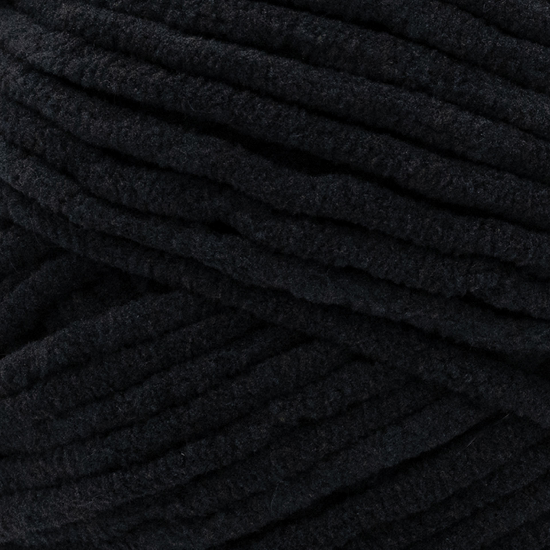 Lion Brand Cover Story Posh Twist Yarn - Black Sesame Ice Cream, 232 yds close up to show texture