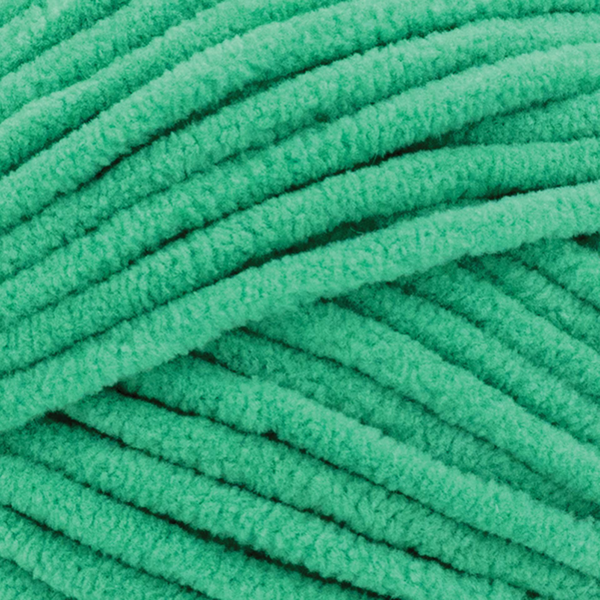 Lion Brand Cover Story Posh Twist Yarn - Bokchoy, 232 yds close up to show texture