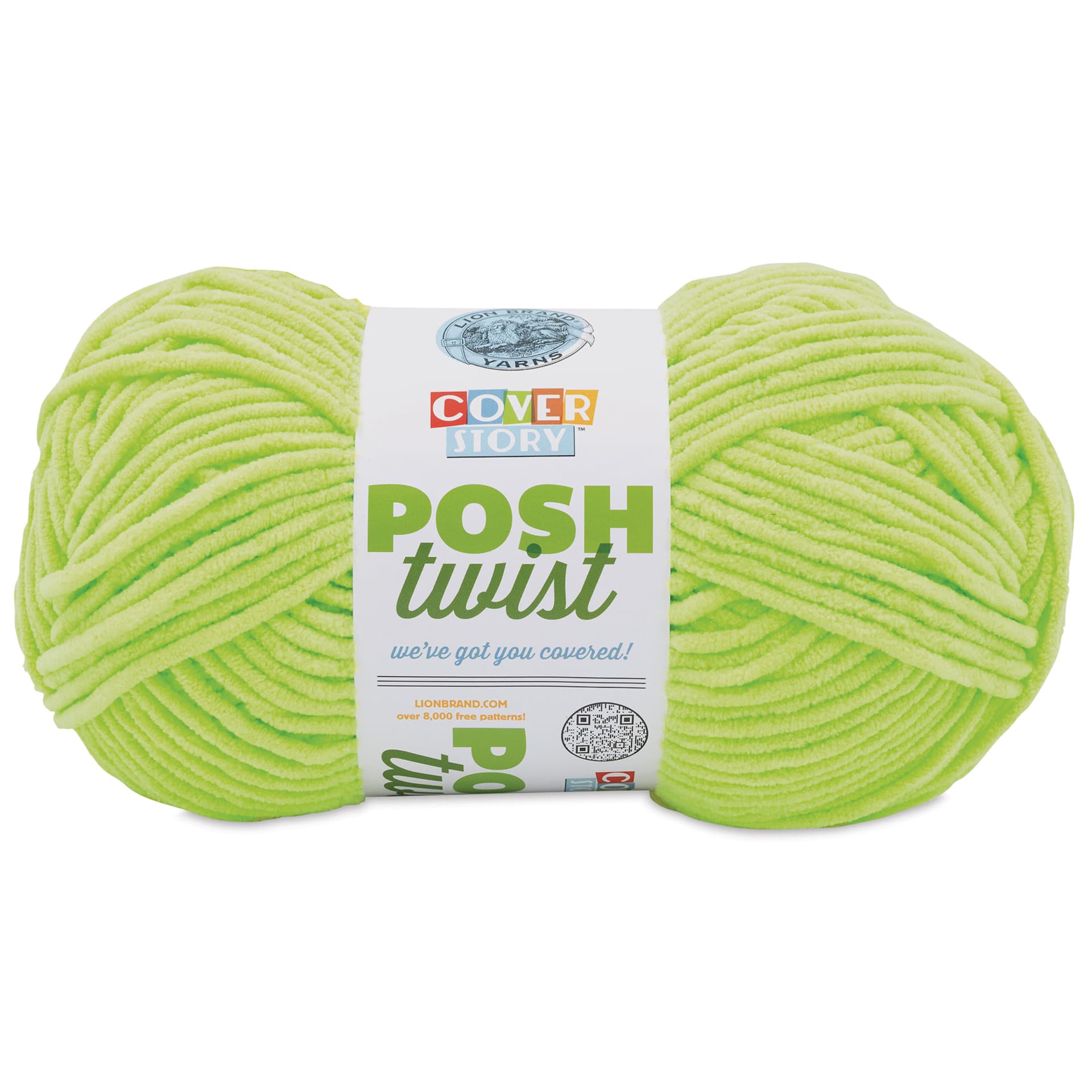 Lion Brand Cover Story Posh Twist Yarn - Glow Worm, 232 yds