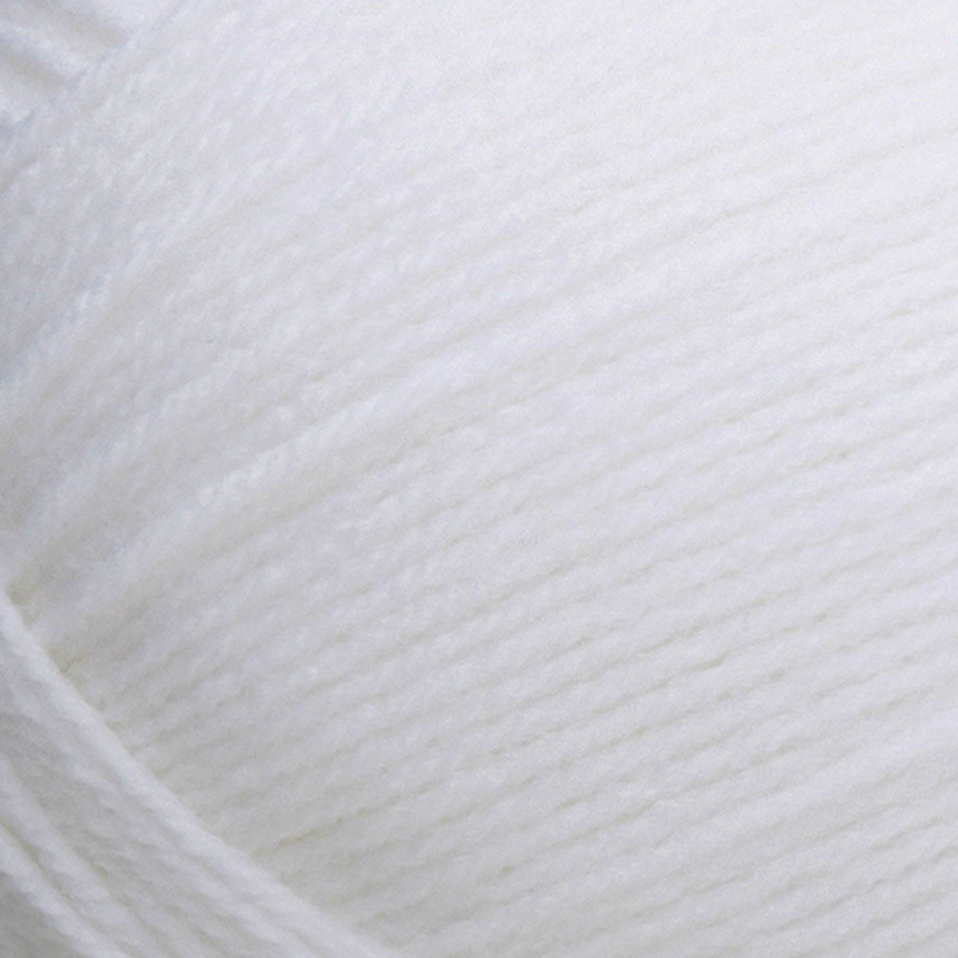 Lion Brand Pound of Love Yarn - White, 16 oz close up to show texture